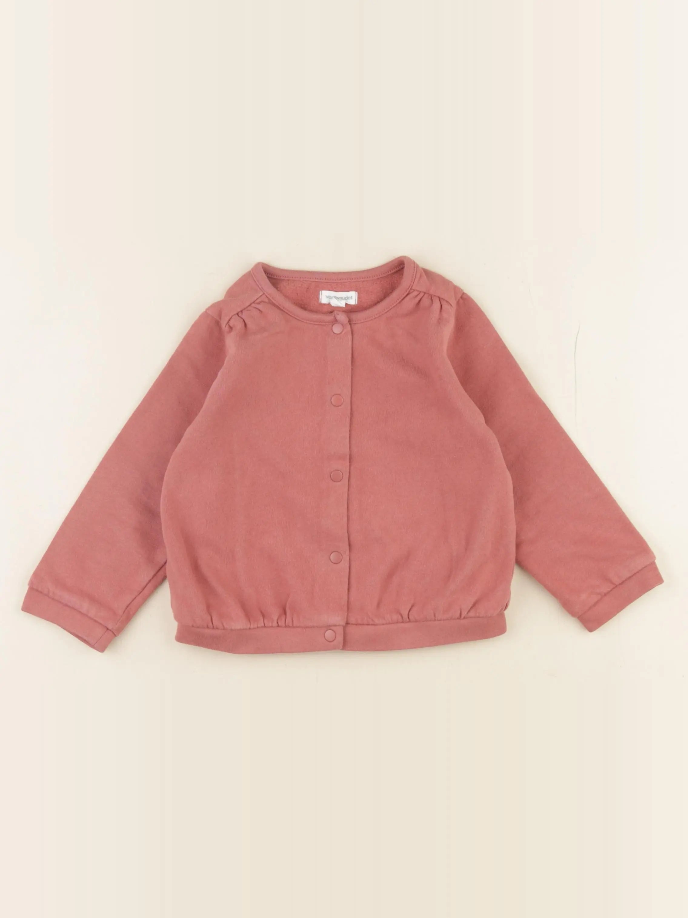Vertbaudet - sweat rose - 36 mois
