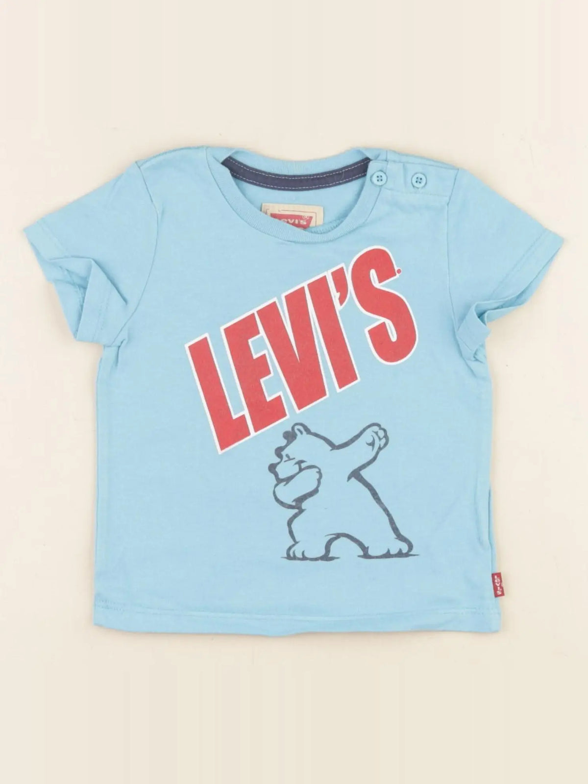 Levi's - tee-shirt bleu - 12 mois