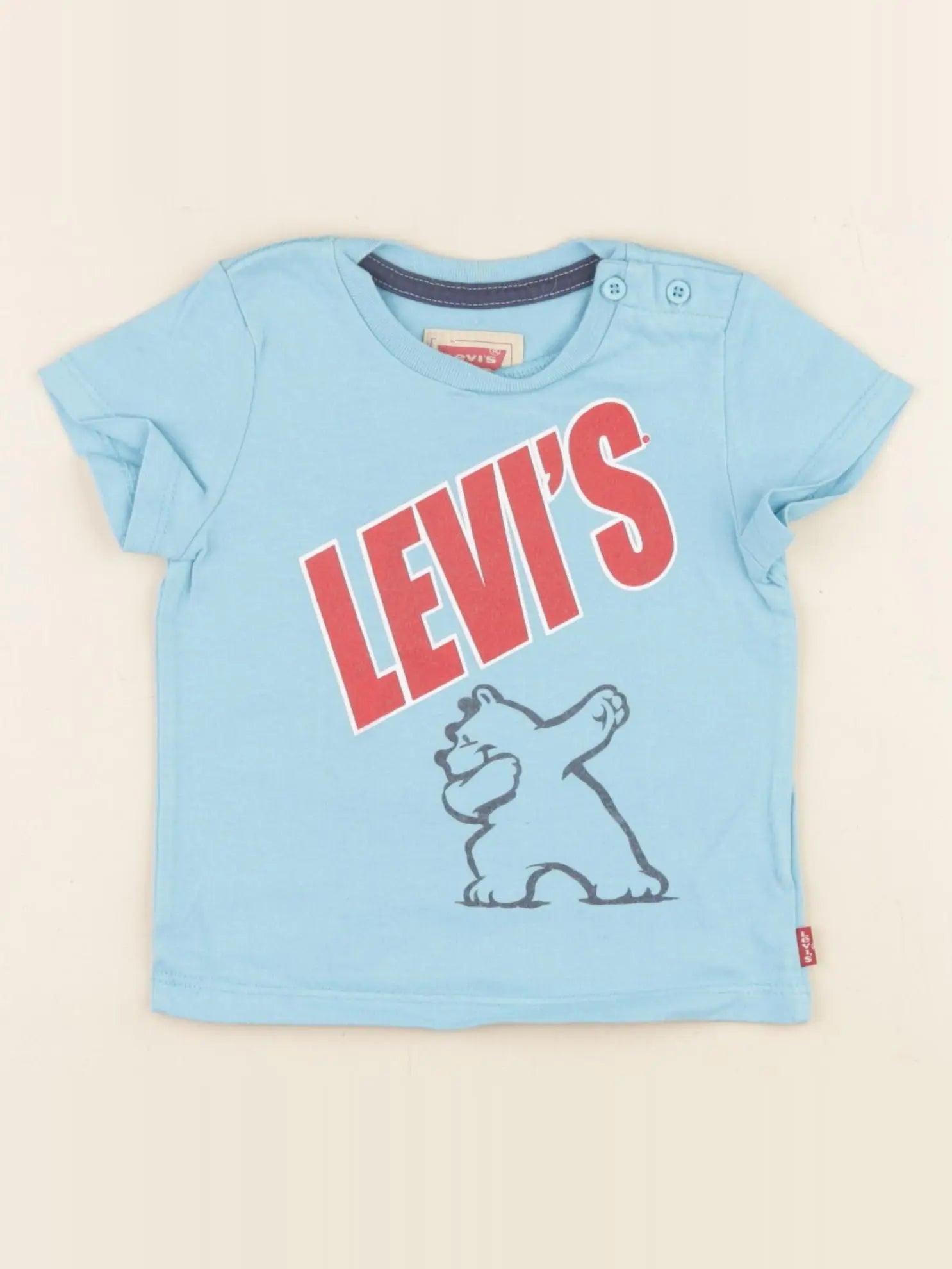 Levi's - tee-shirt bleu - 12 mois