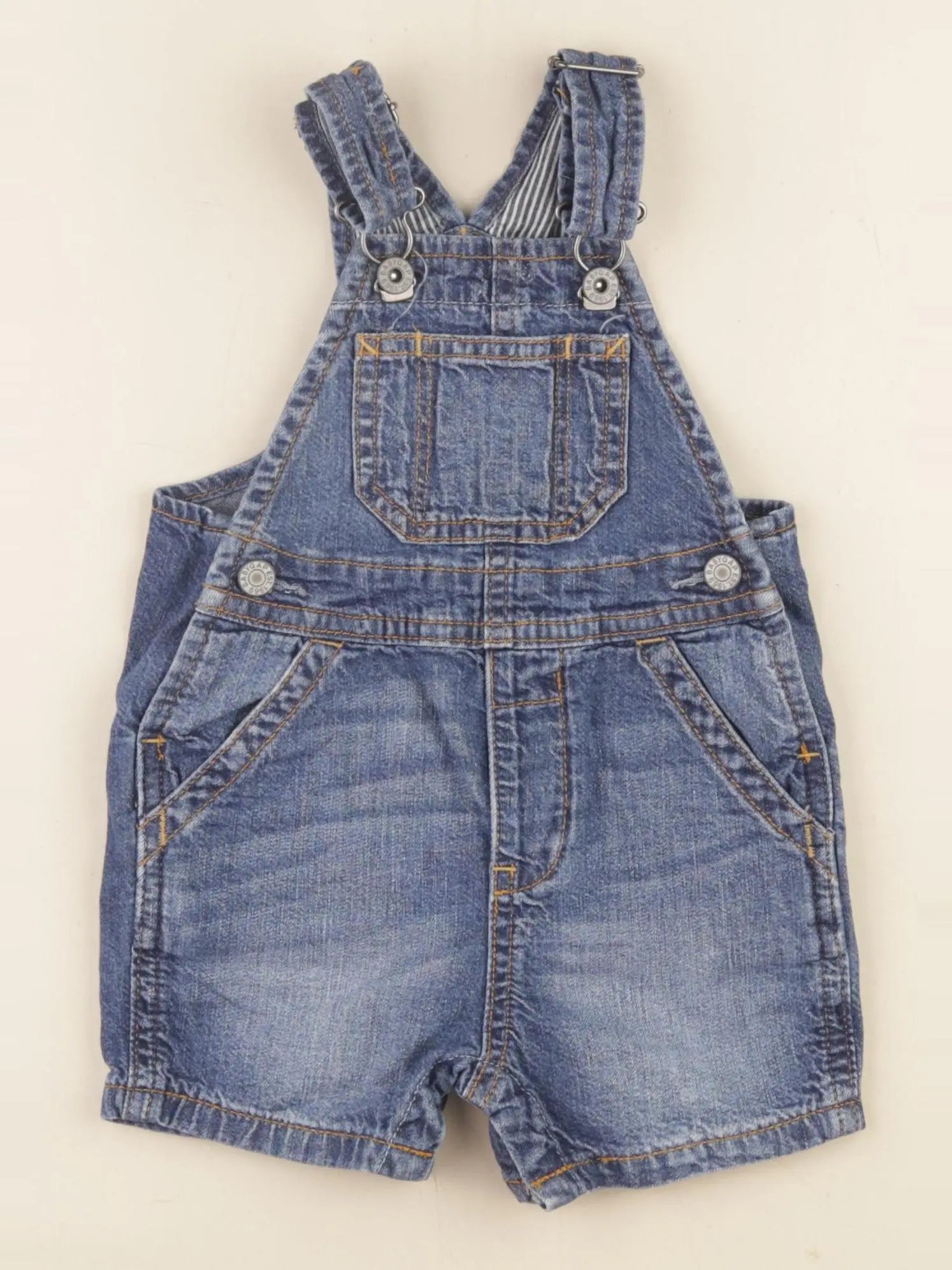 GAP - salopette bleu - 6/12 mois