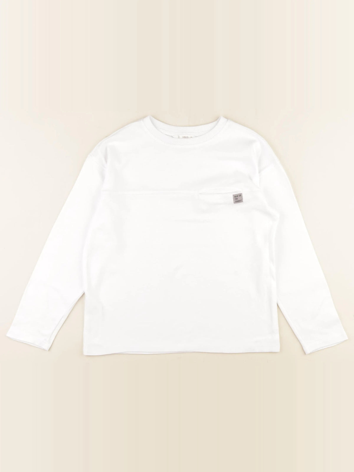Mango - tee-shirt blanc - 9/10 ans