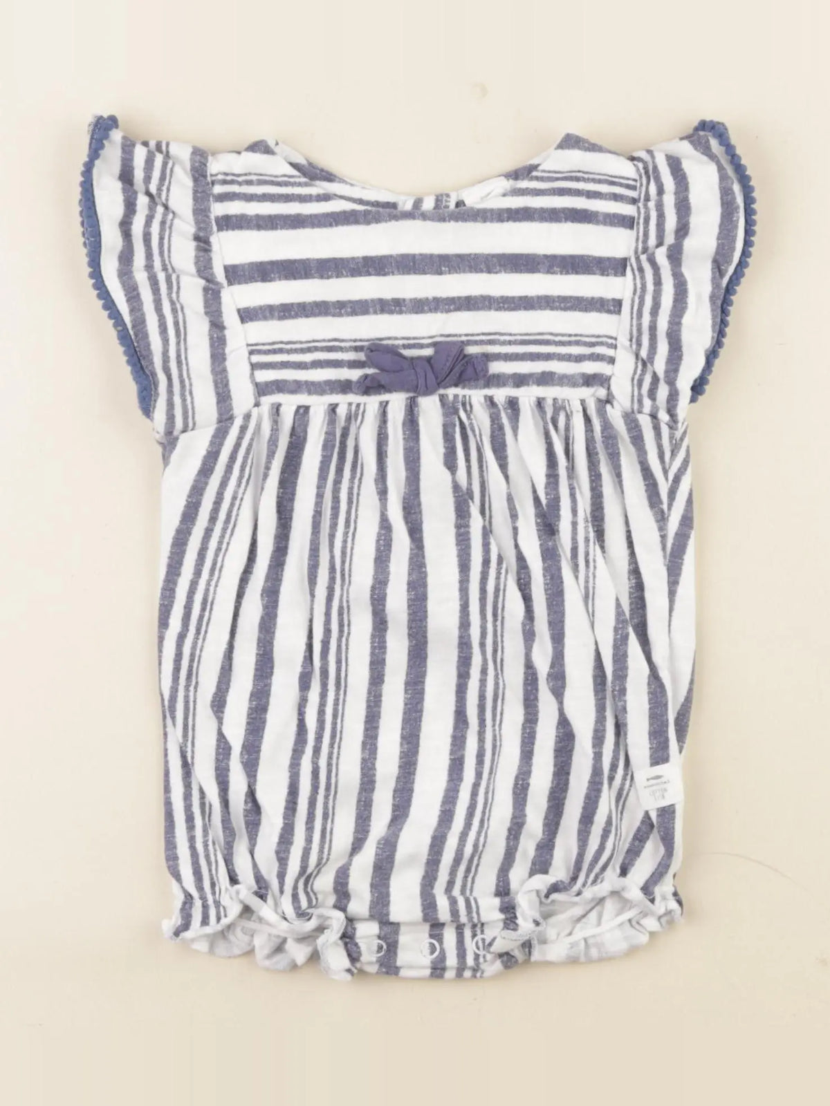 Cotton Fish - combinaison blanc, bleu - 12 mois