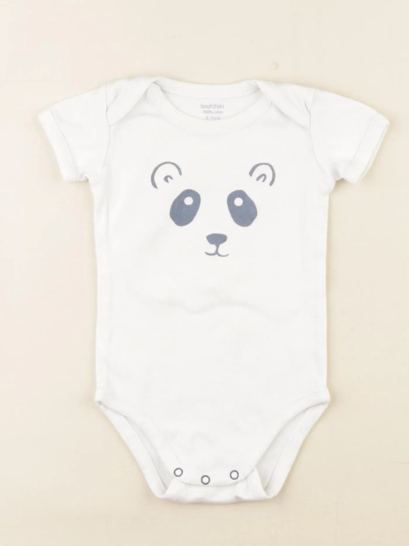Boutchou - body blanc - 6 mois