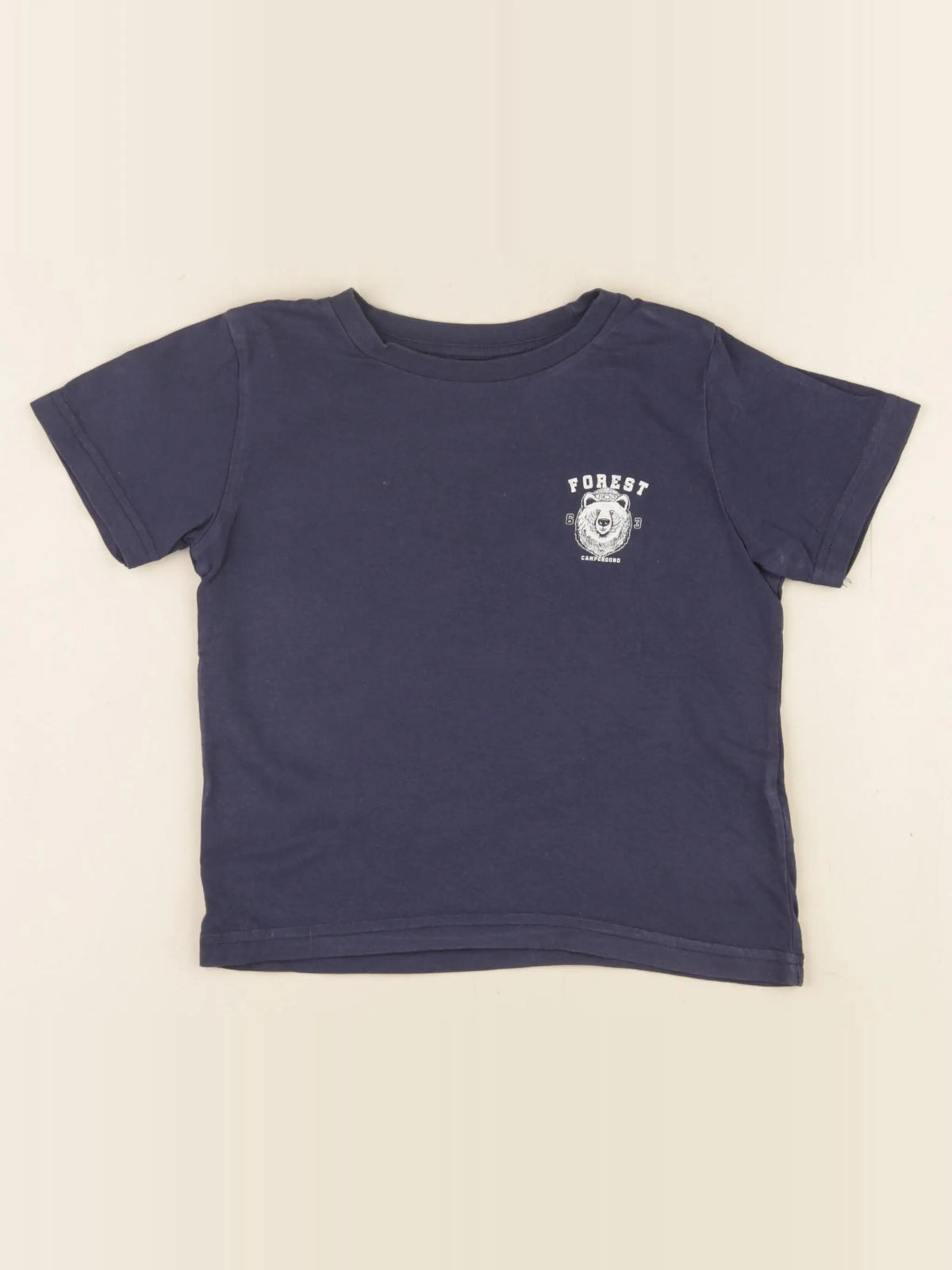 Vertbaudet - tee-shirt bleu - 4 ans
