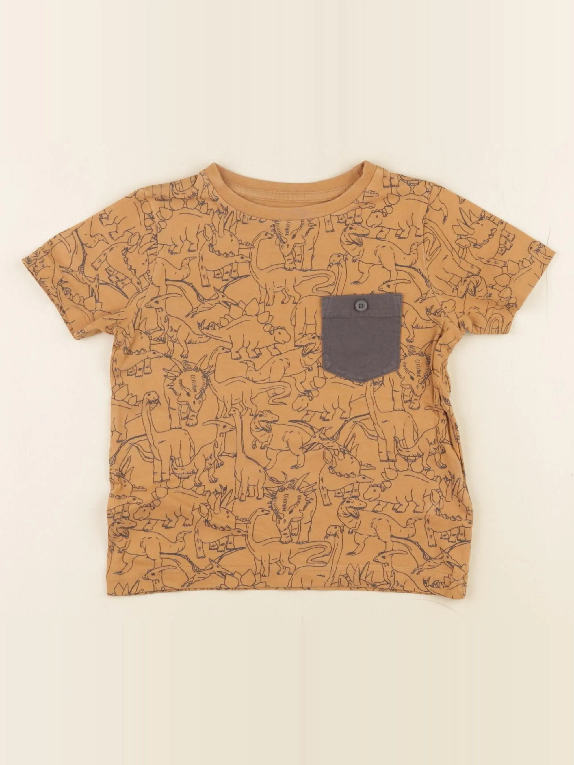 Vertbaudet - tee-shirt jaune - 4 ans