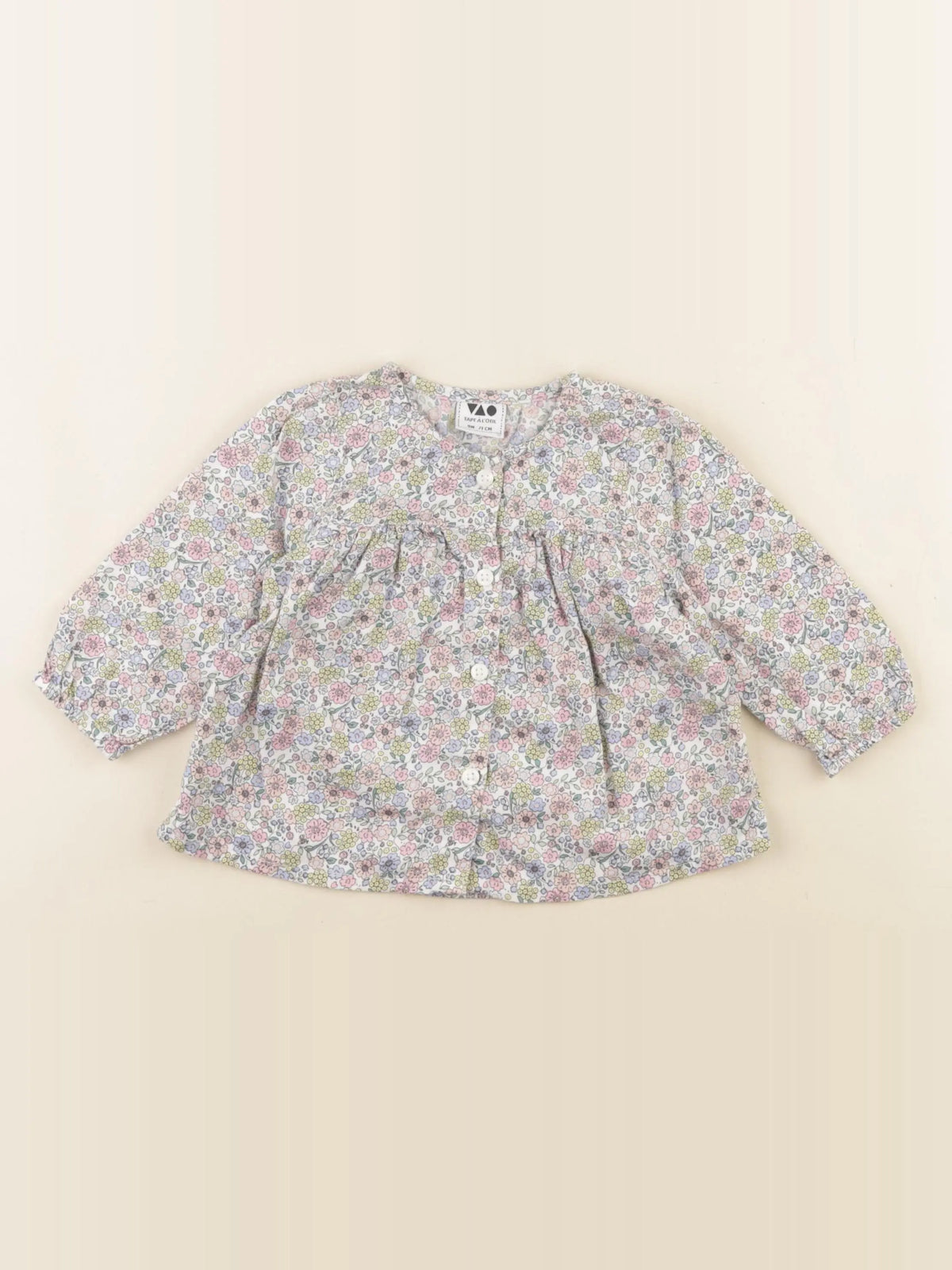 Tape à l'oeil - blouse multicolore - 9 mois