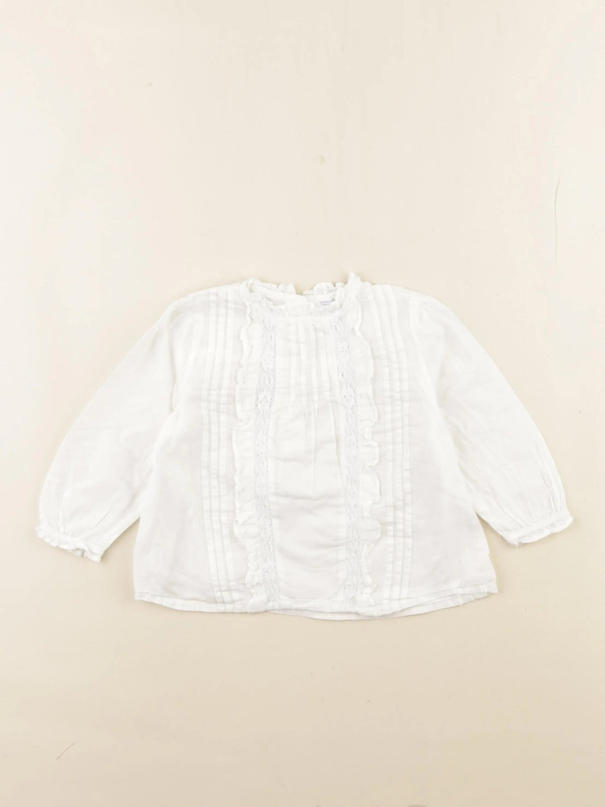 Boutchou - blouse blanc - 12 mois