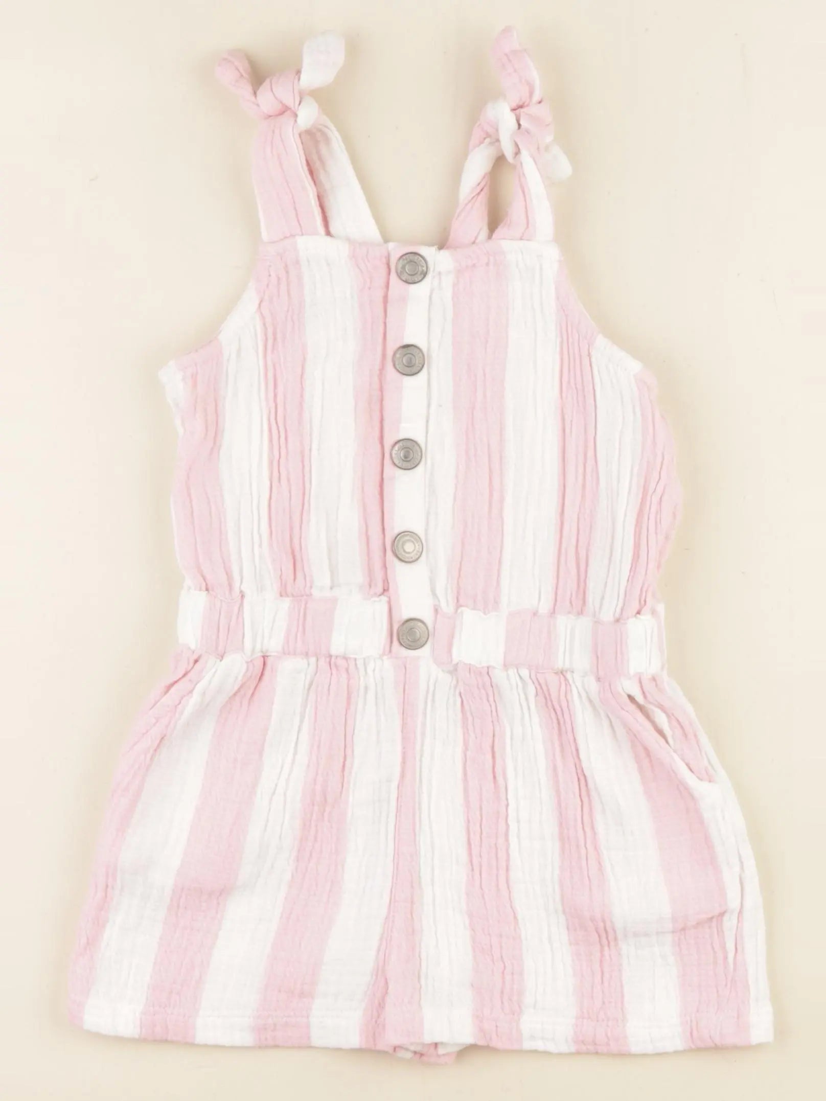 Vertbaudet - combinaison blanc, rose - 3 ans