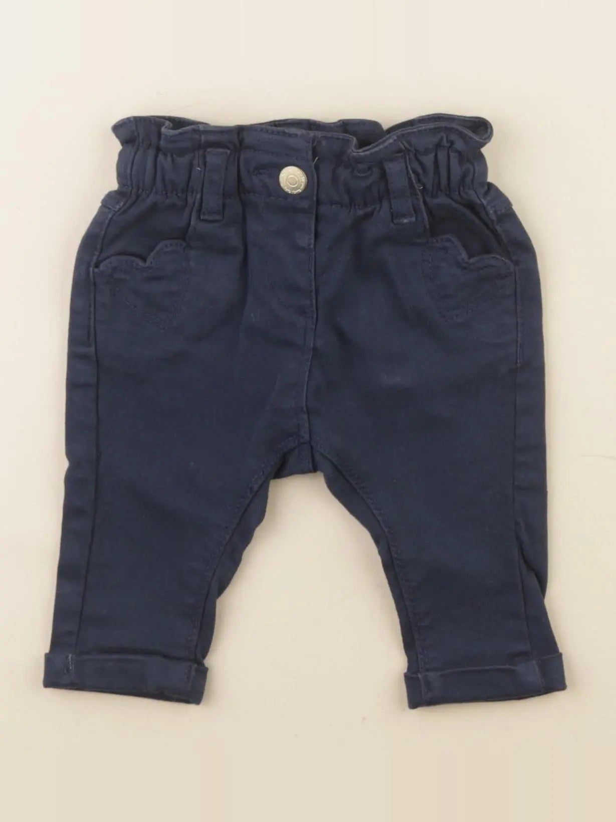 Tape à l'oeil - pantalon bleu - 3 mois