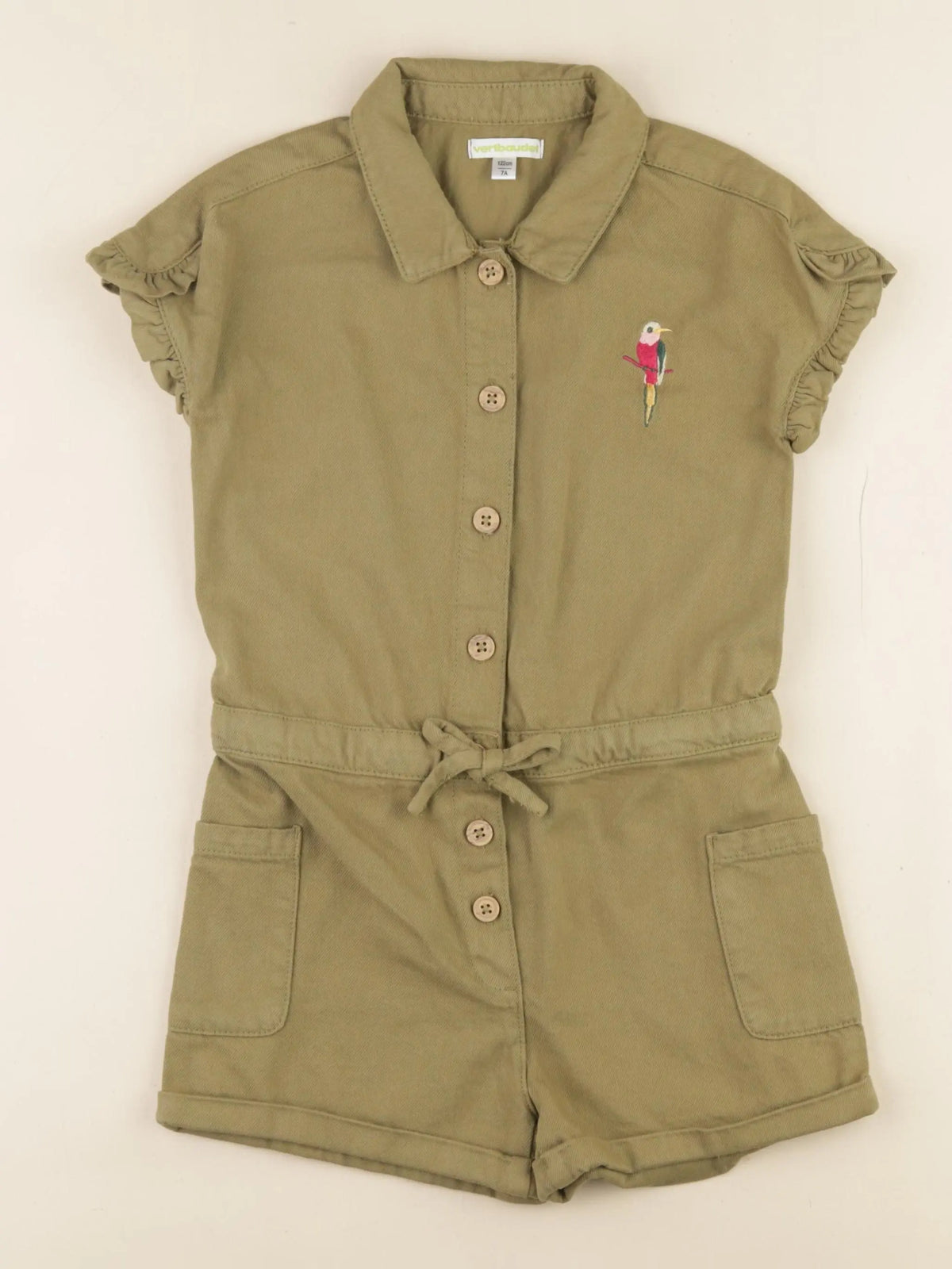 Vertbaudet - combinaison vert - 7 ans