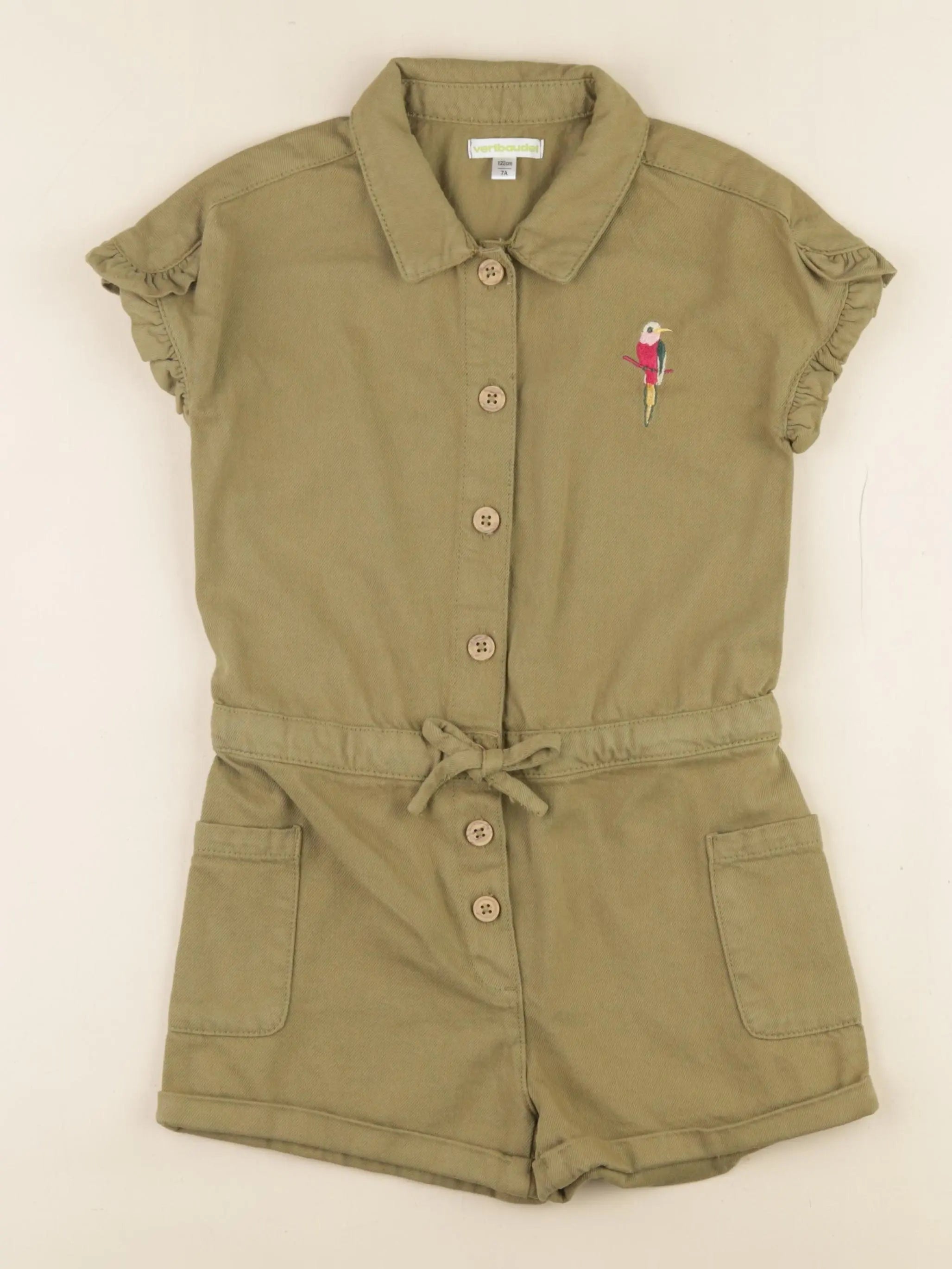 Vertbaudet - combinaison vert - 7 ans
