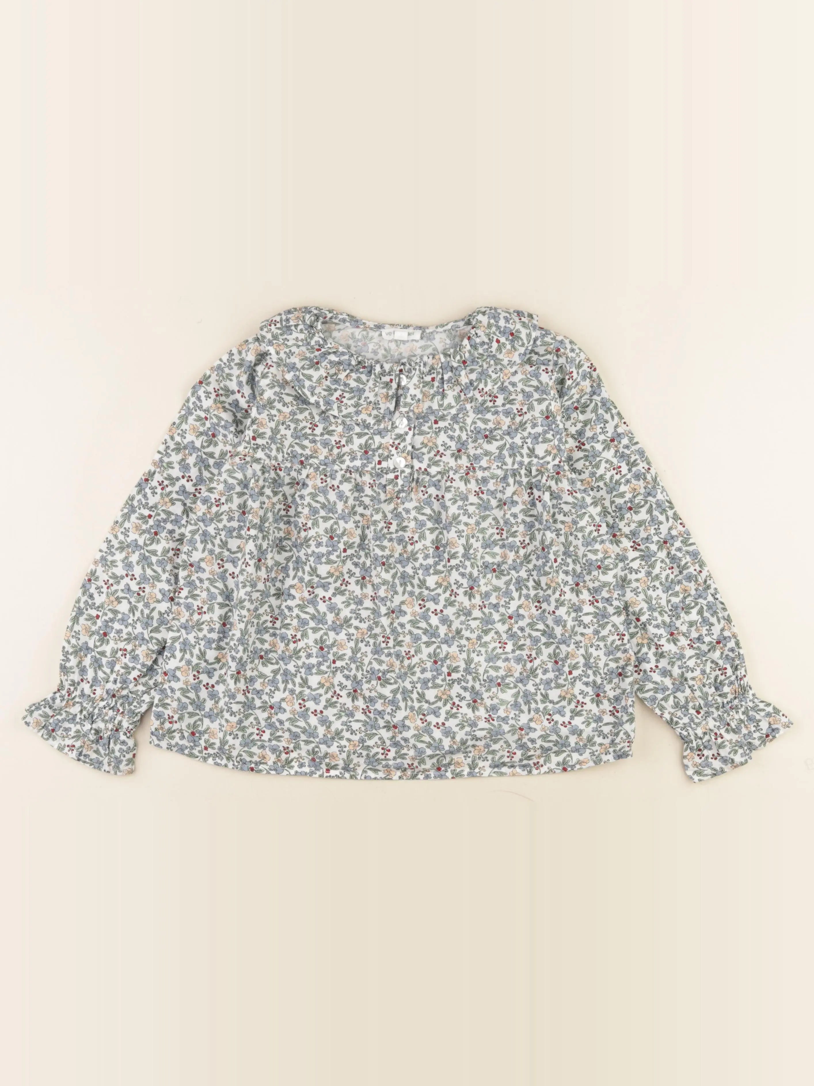 Vertbaudet - blouse multicolore - 7 ans
