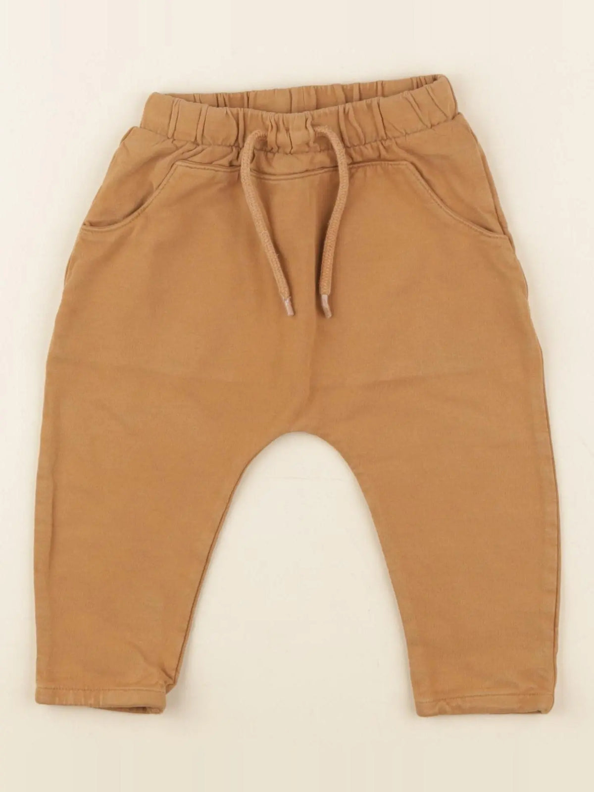 Vertbaudet - sarouel marron - 12 mois