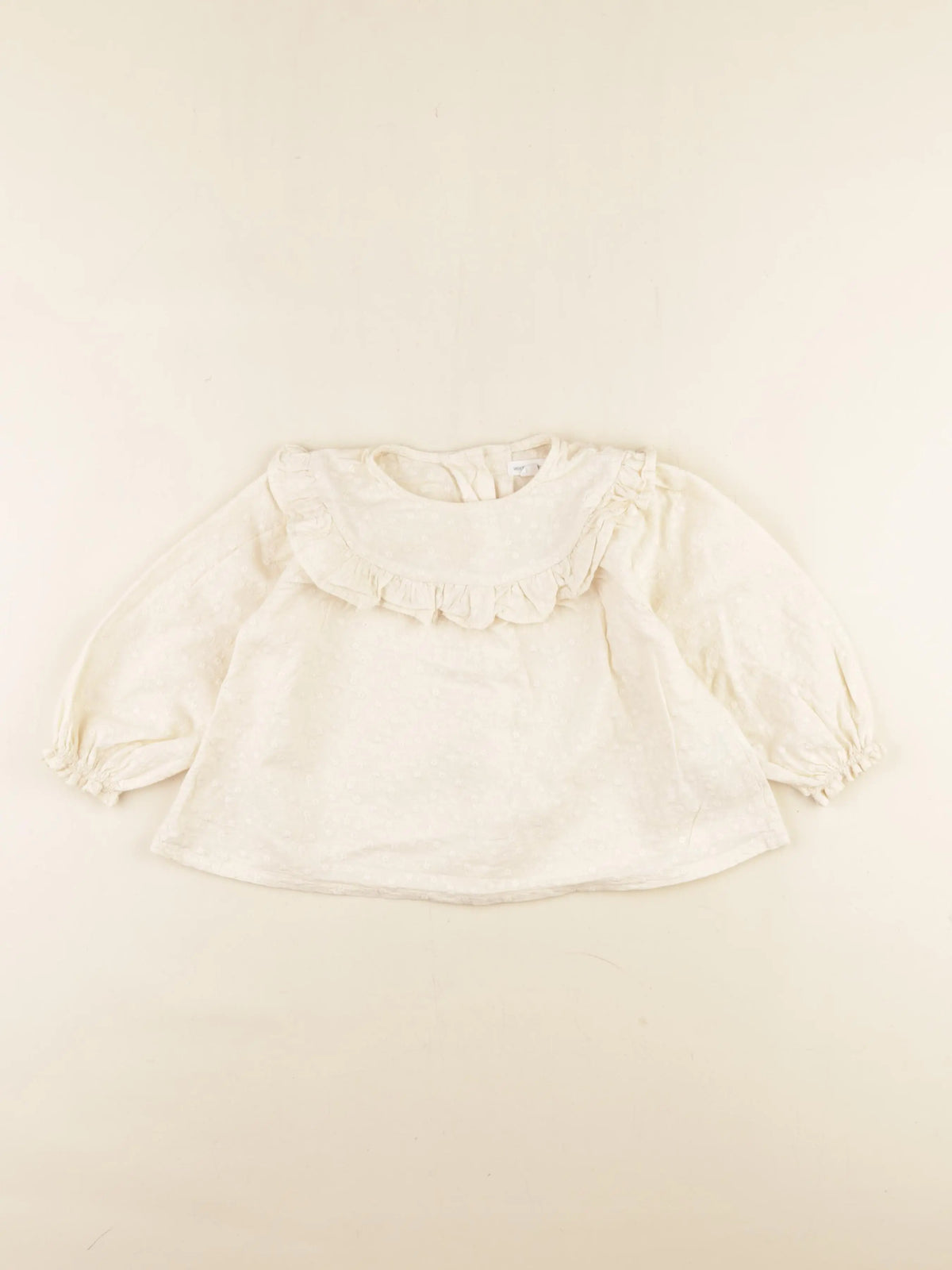 Vertbaudet - blouse beige - 2 ans