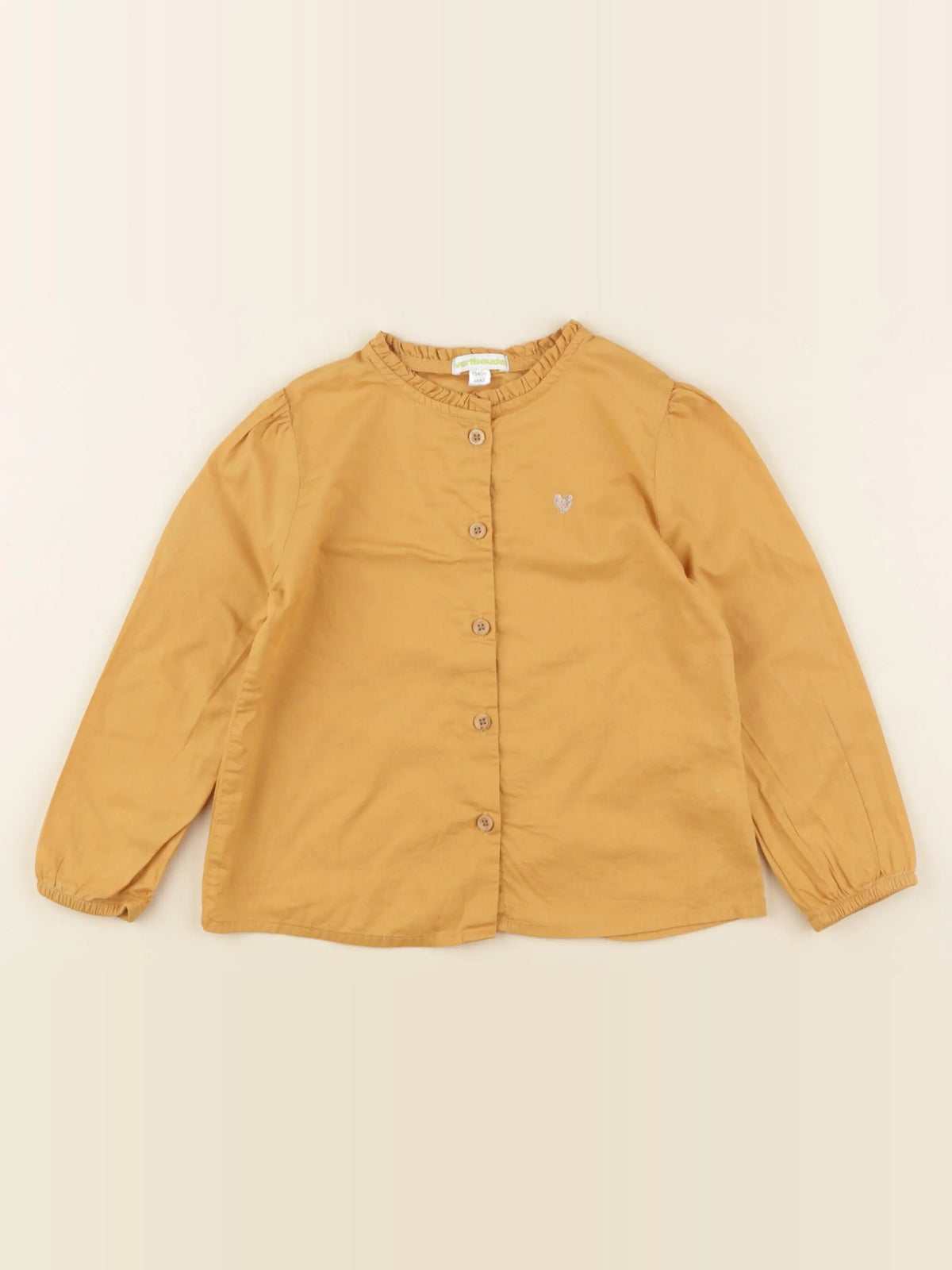Vertbaudet - blouse jaune - 4 ans