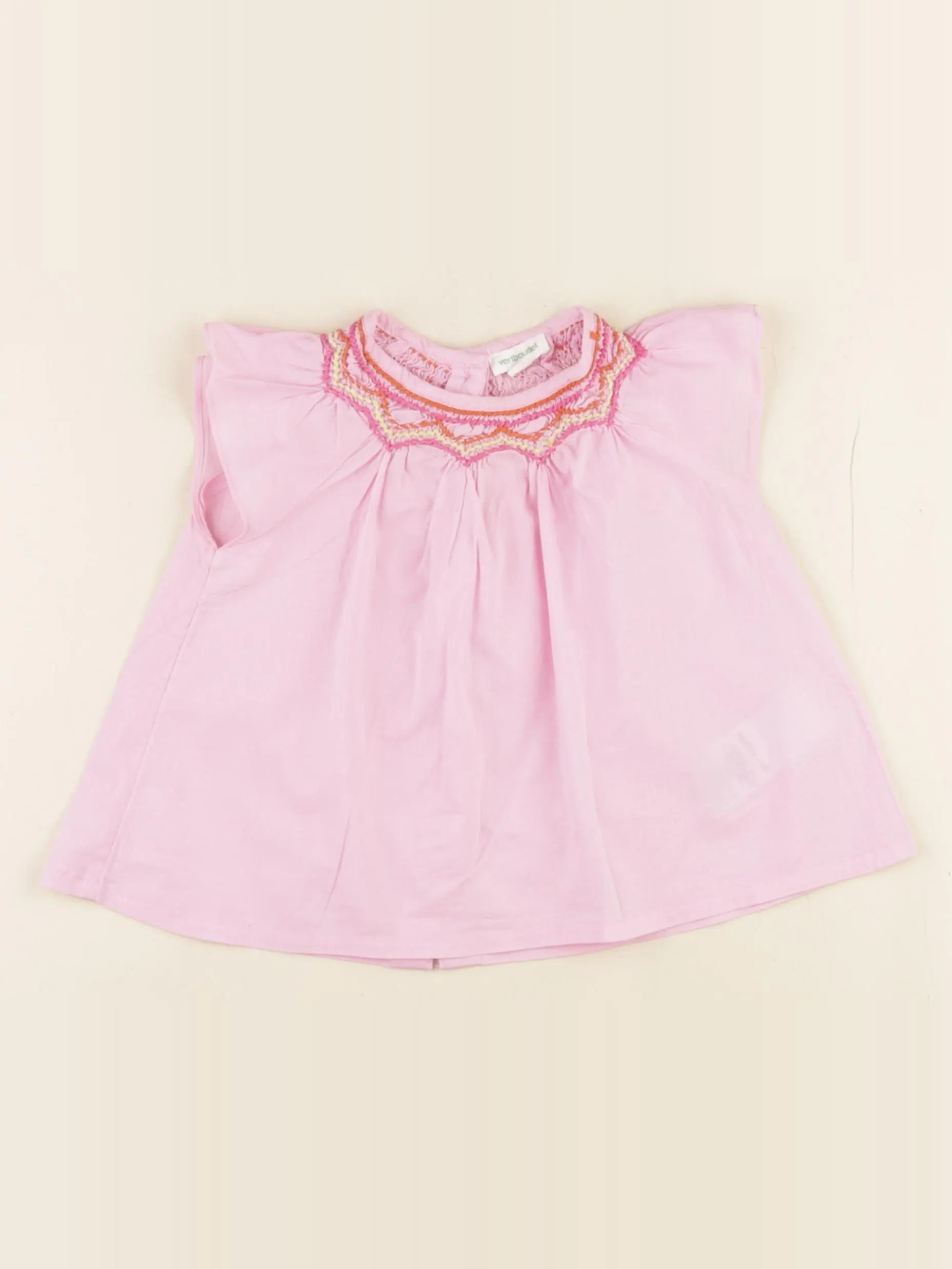 Vertbaudet - blouse rose - 18 mois