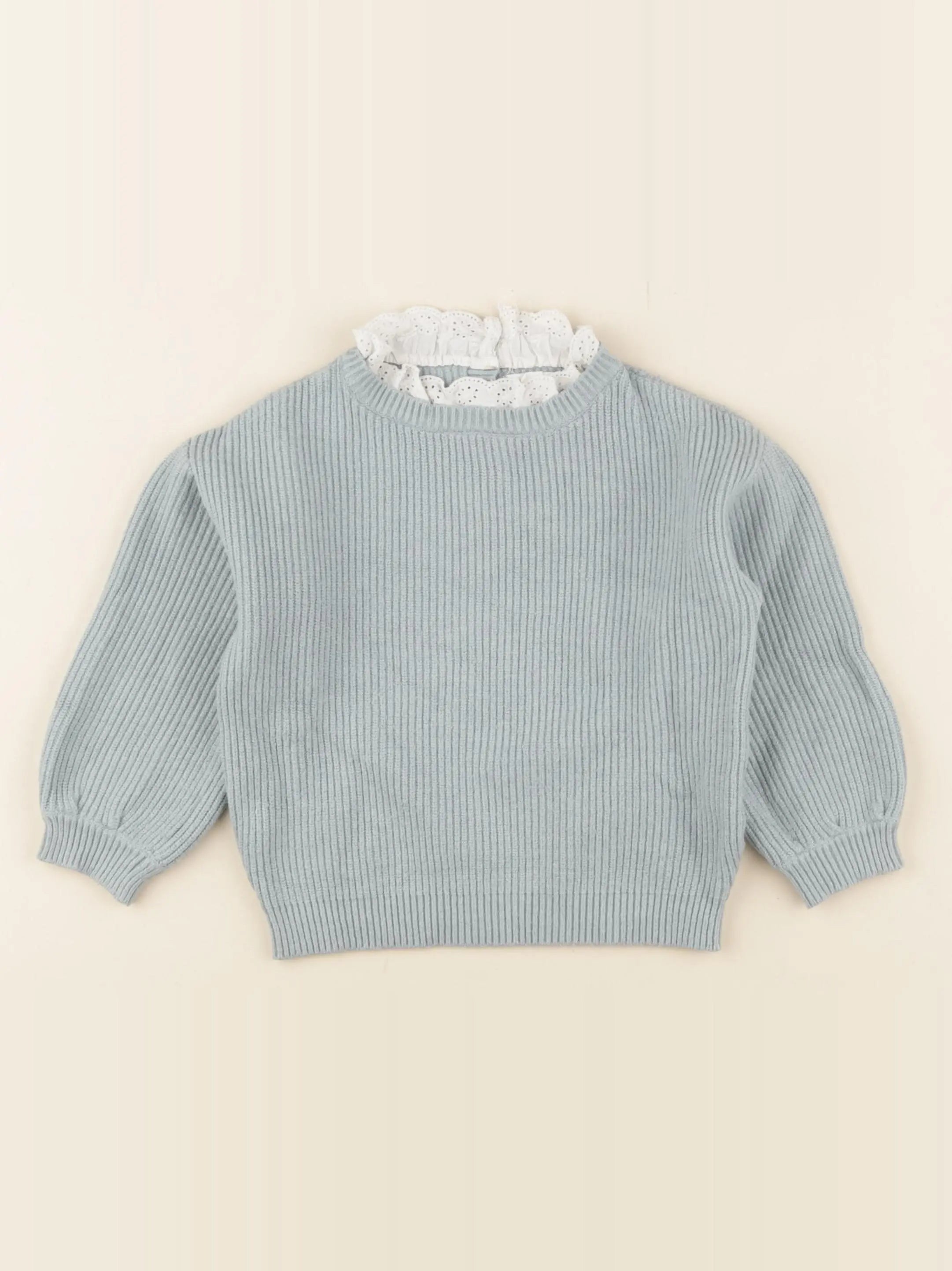 Vertbaudet - pull vert - 3 ans