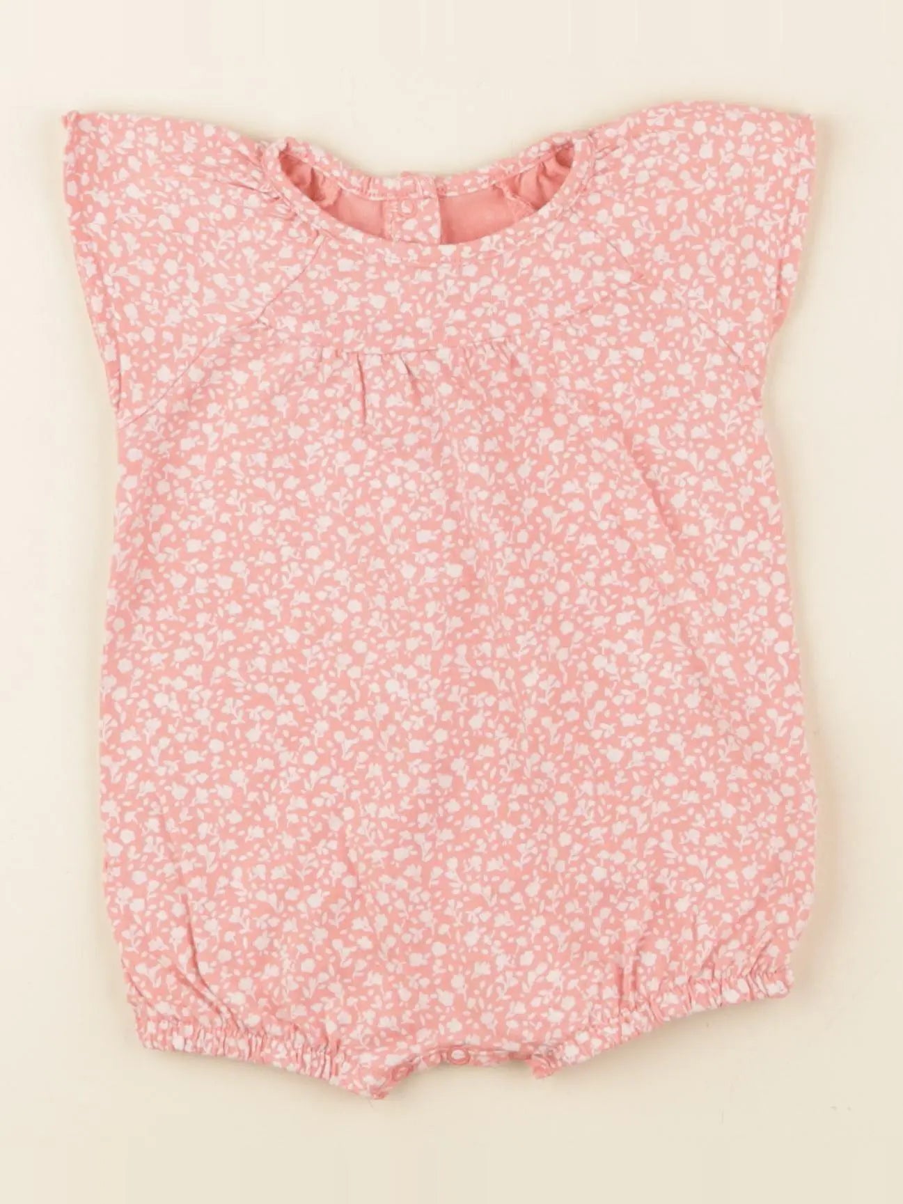 Vertbaudet - combinaison rose - 3 mois