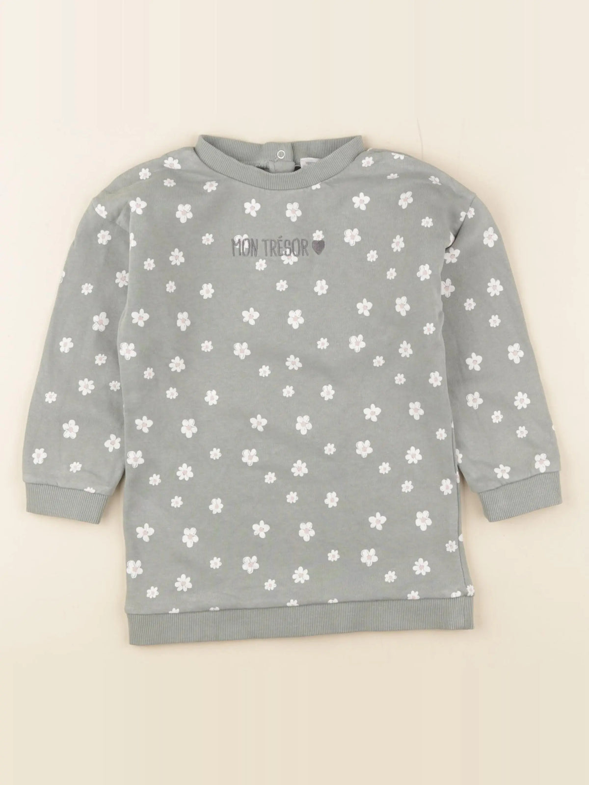 Vertbaudet - robe vert - 36 mois