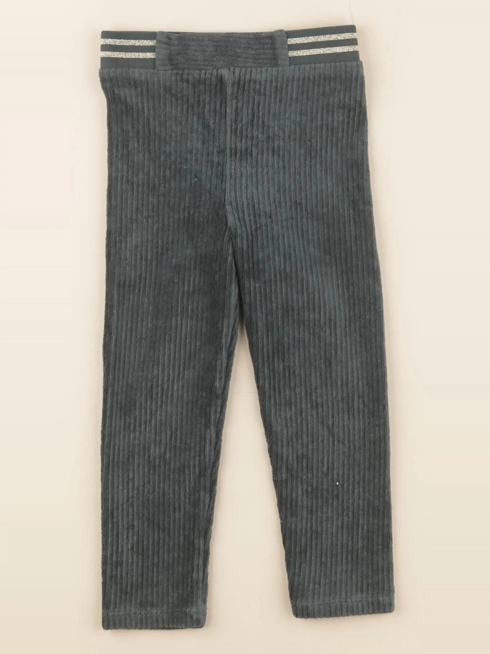 Vertbaudet - pantalon vert - 3 ans