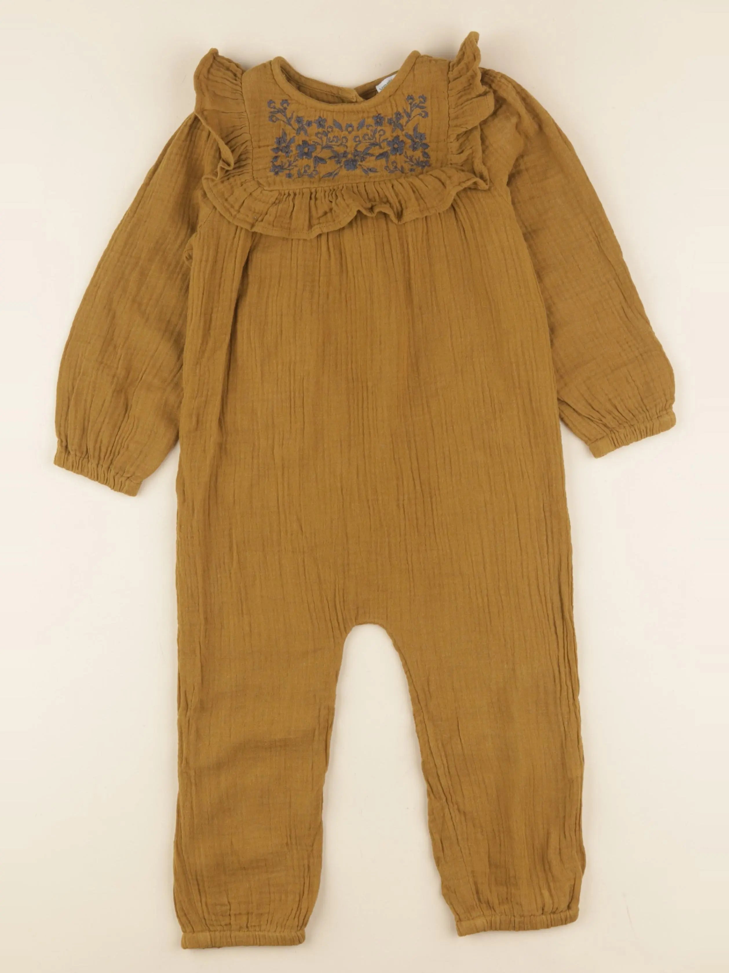 Vertbaudet - combinaison marron - 3 ans