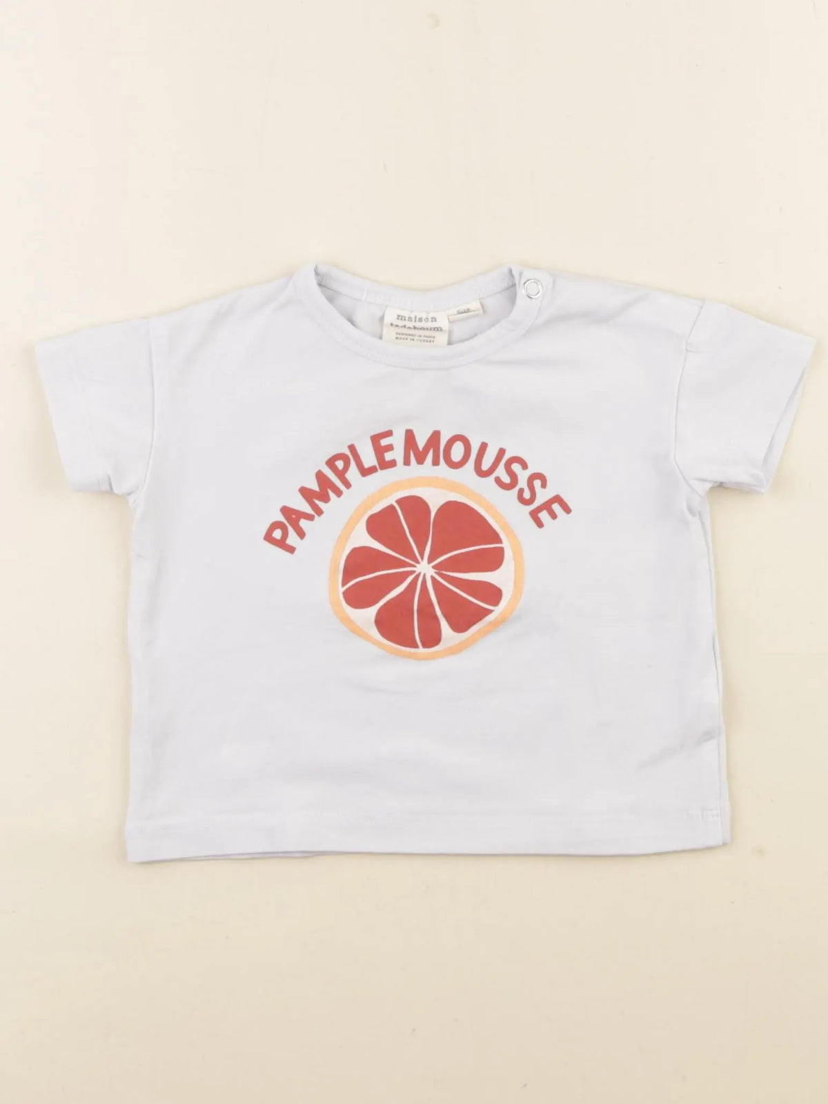 Maison Tadaboum - tee-shirt bleu - 6 mois