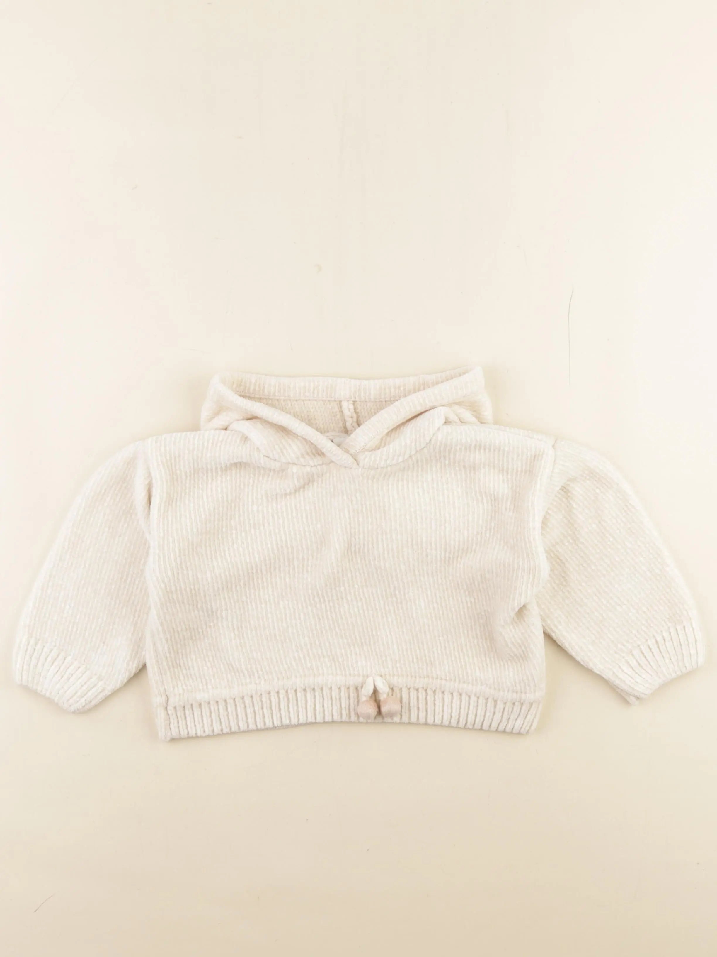 Zara - sweat beige - 18/24 mois