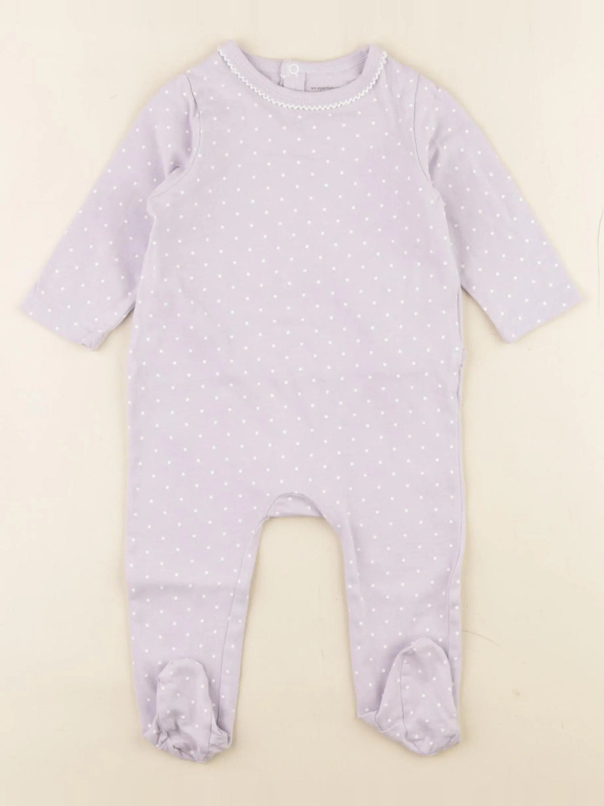 Boutchou - pyjama coton violet - 6 mois