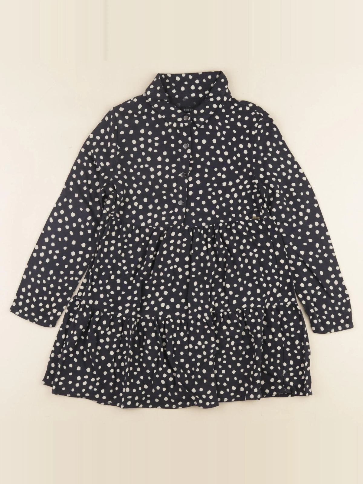 IKKS - robe noir - 6 ans