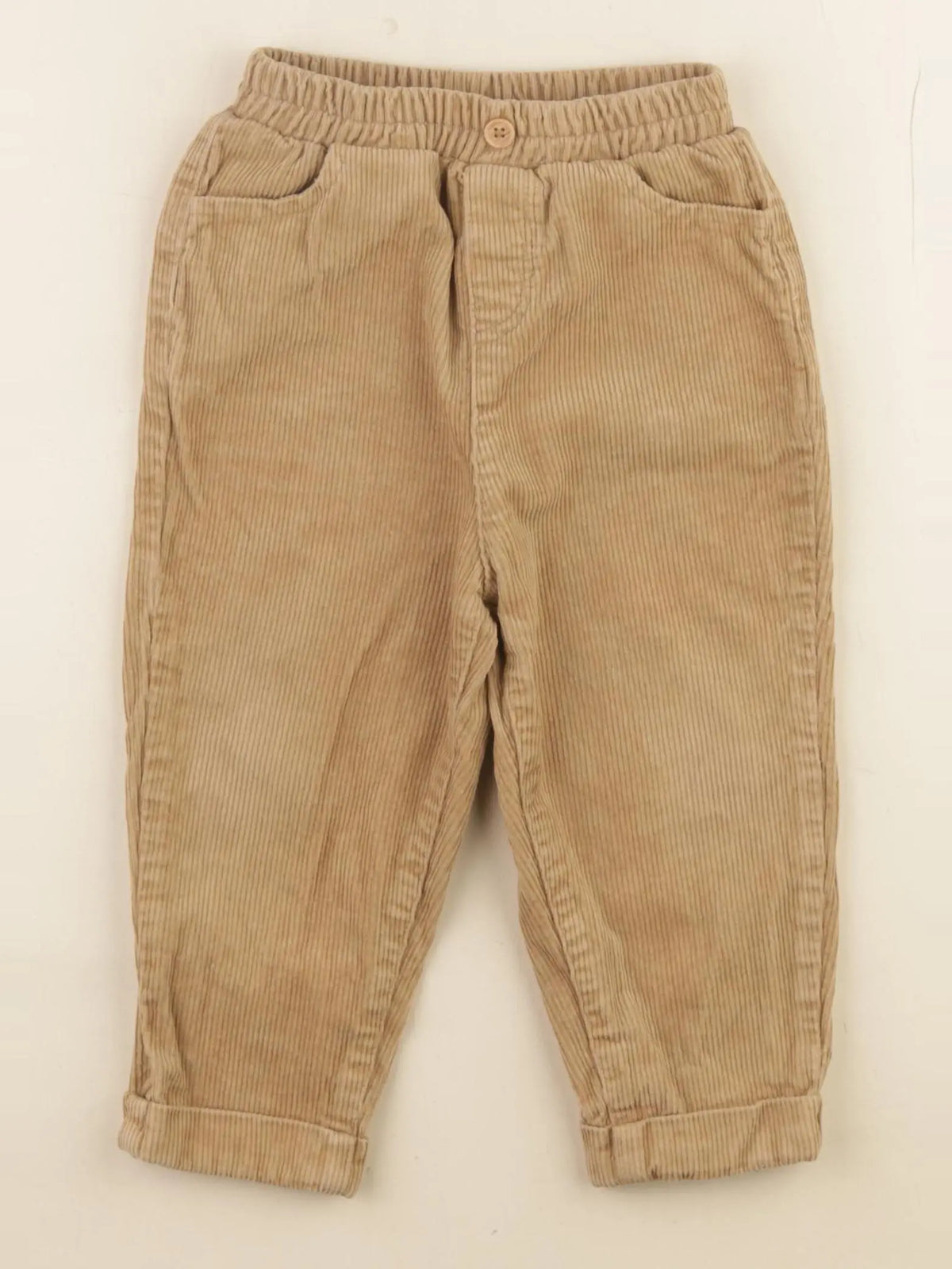 Vertbaudet - pantalon marron - 2 ans