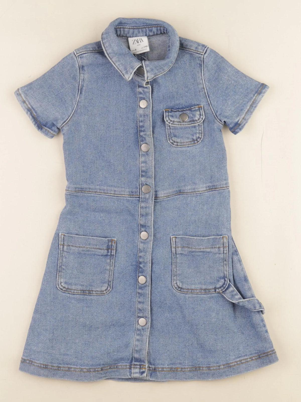 Zara - robe bleu - 5 ans