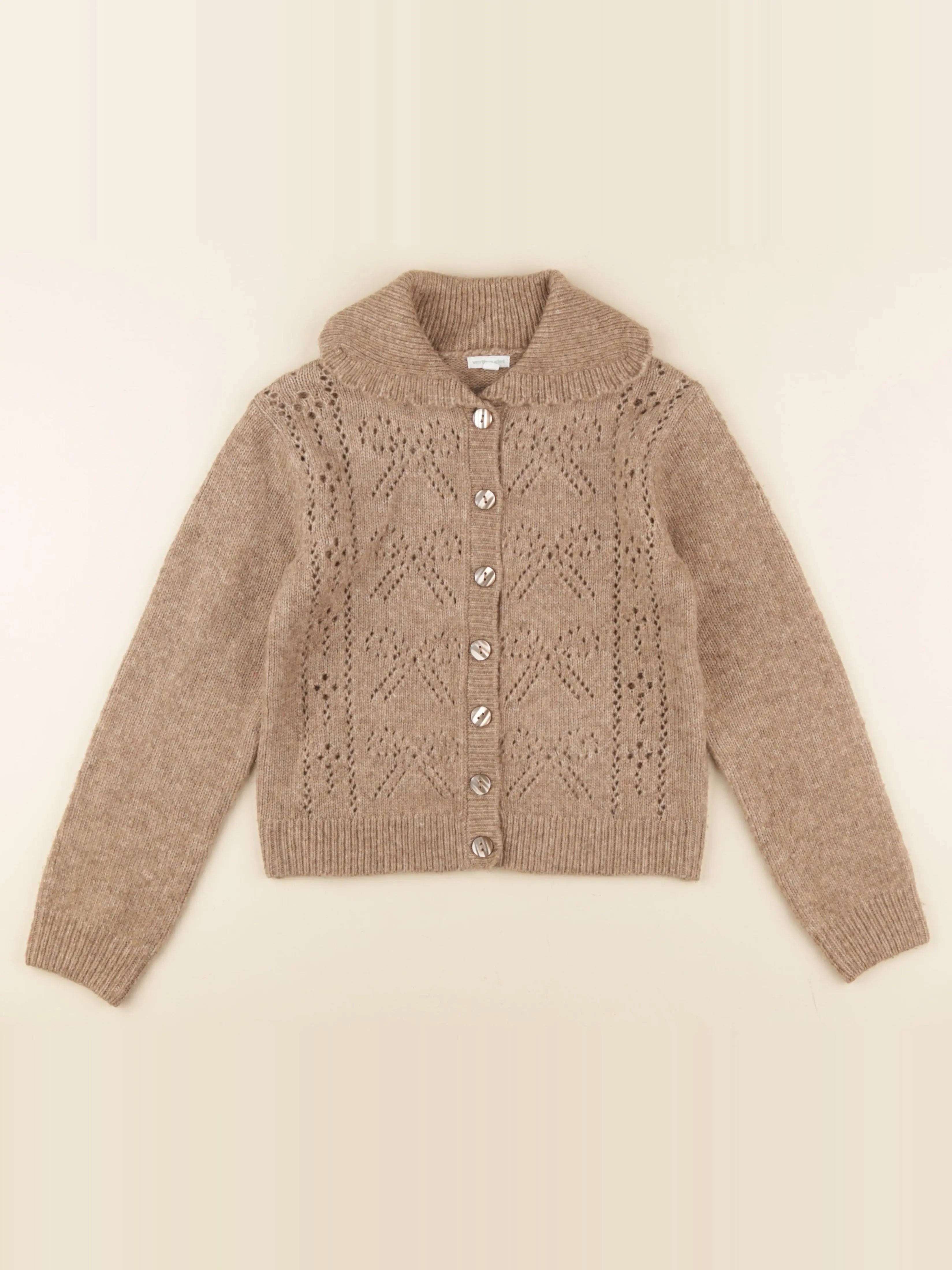 Vertbaudet - gilet marron - 5 ans