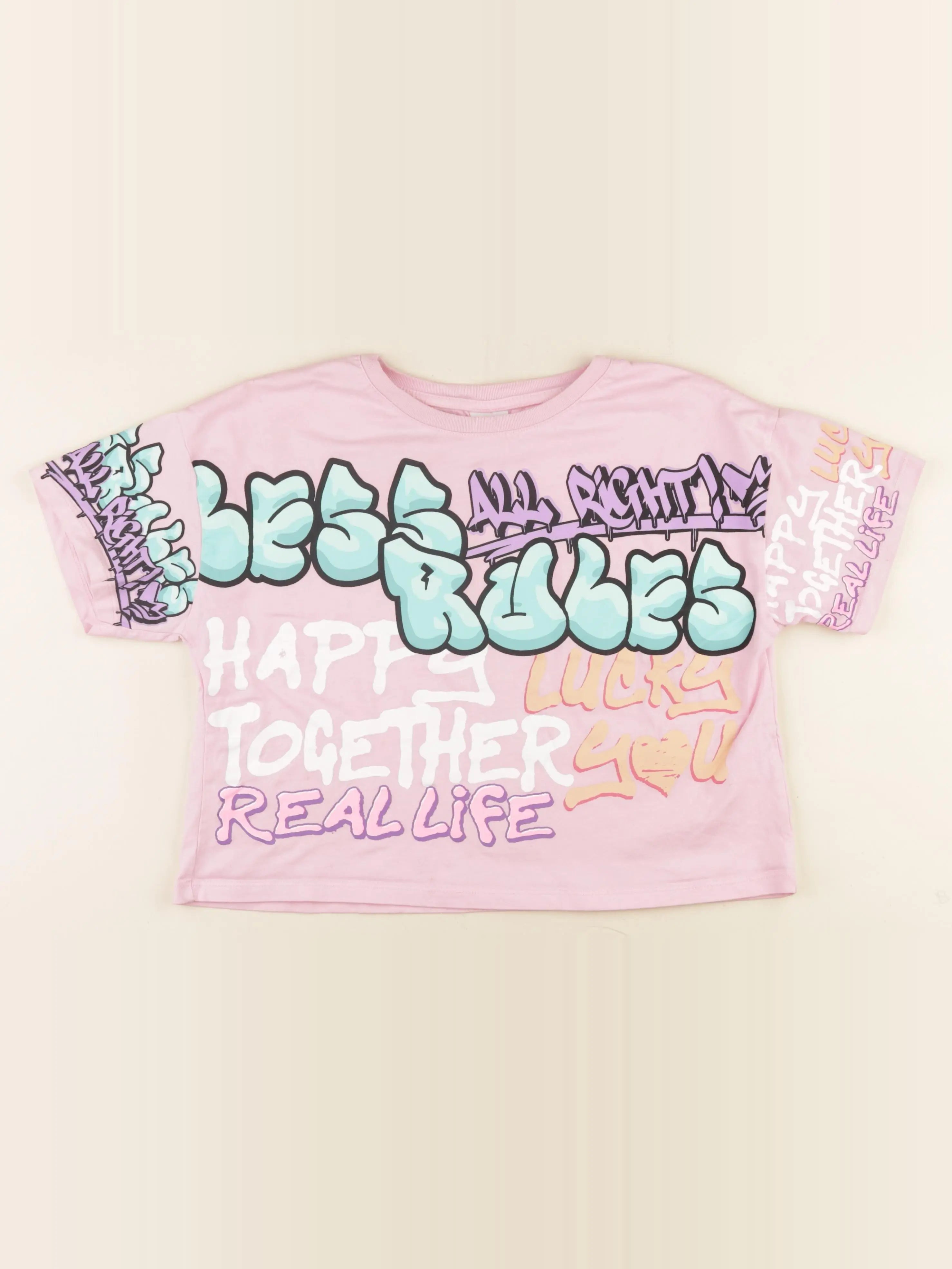 Zara - tee-shirt rose - 13/14 ans