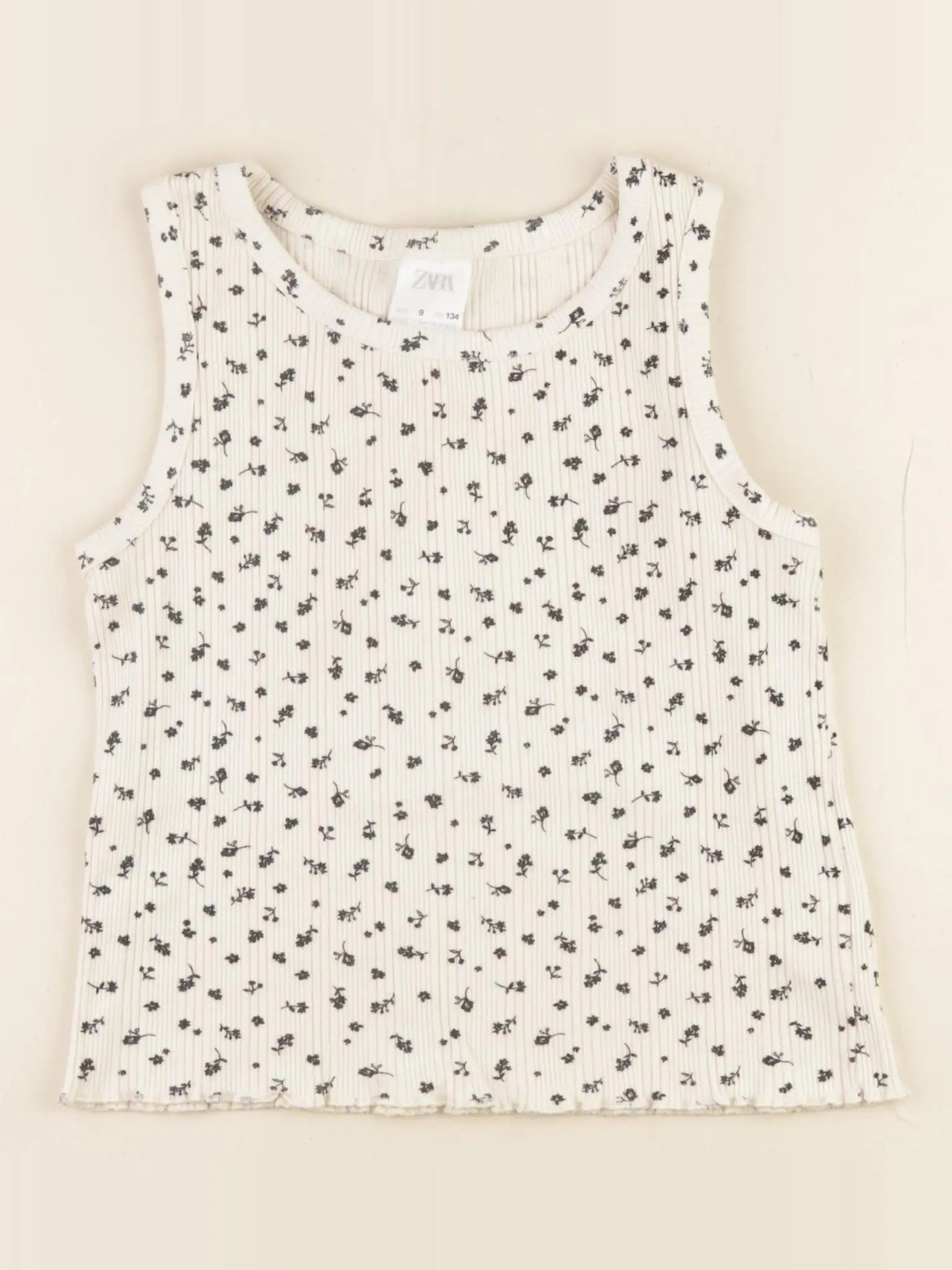 Zara - débardeur blanc - 9 ans