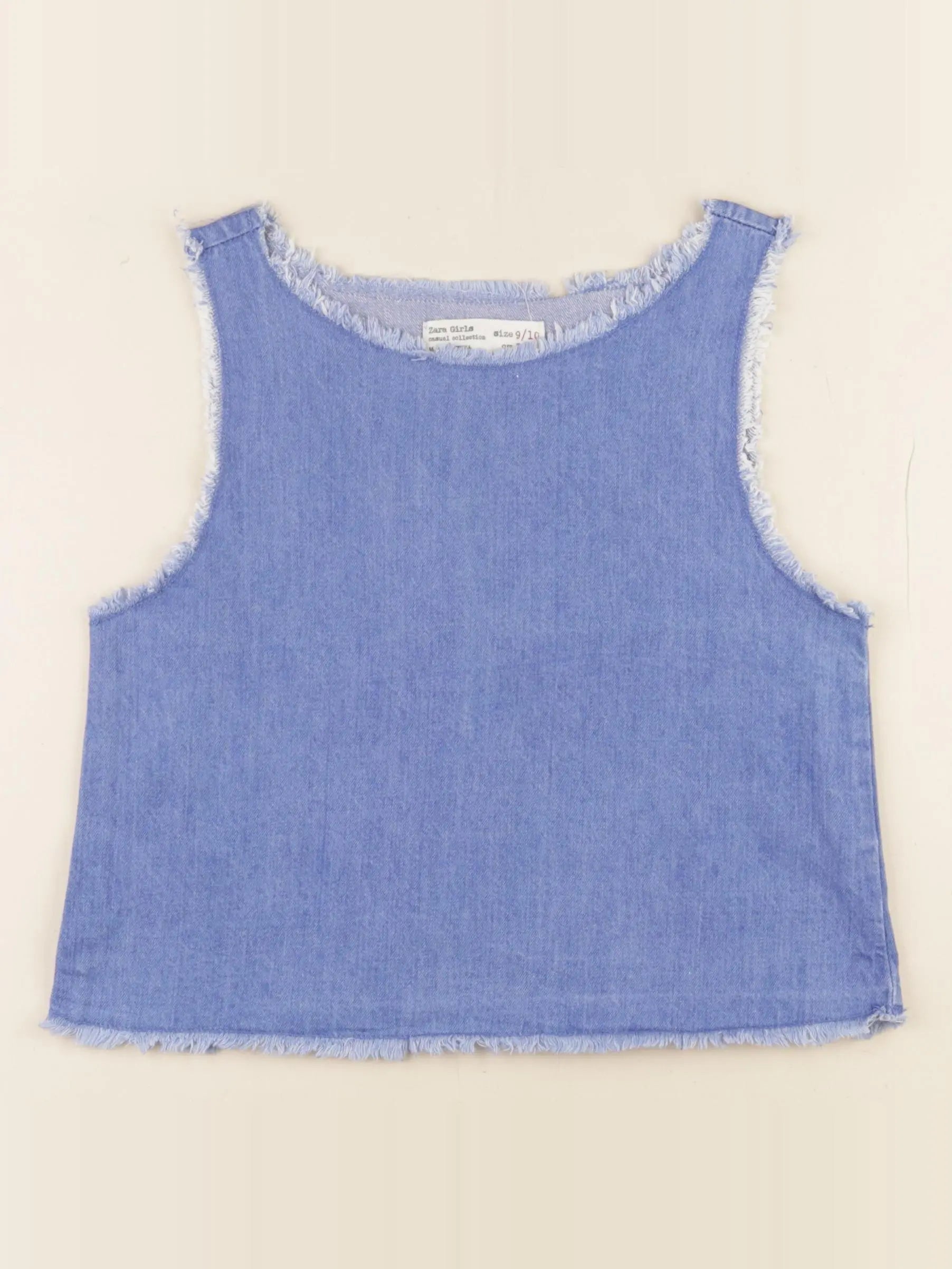 Zara - top bleu - 9/10 ans