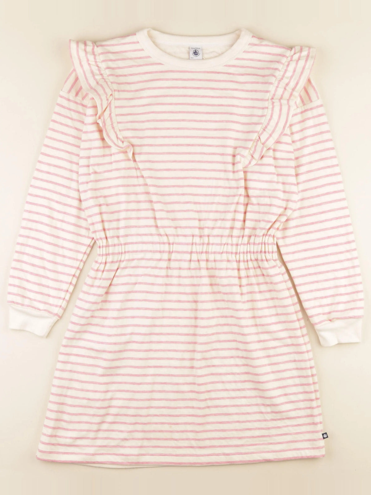 Petit Bateau - robe beige - 12 ans