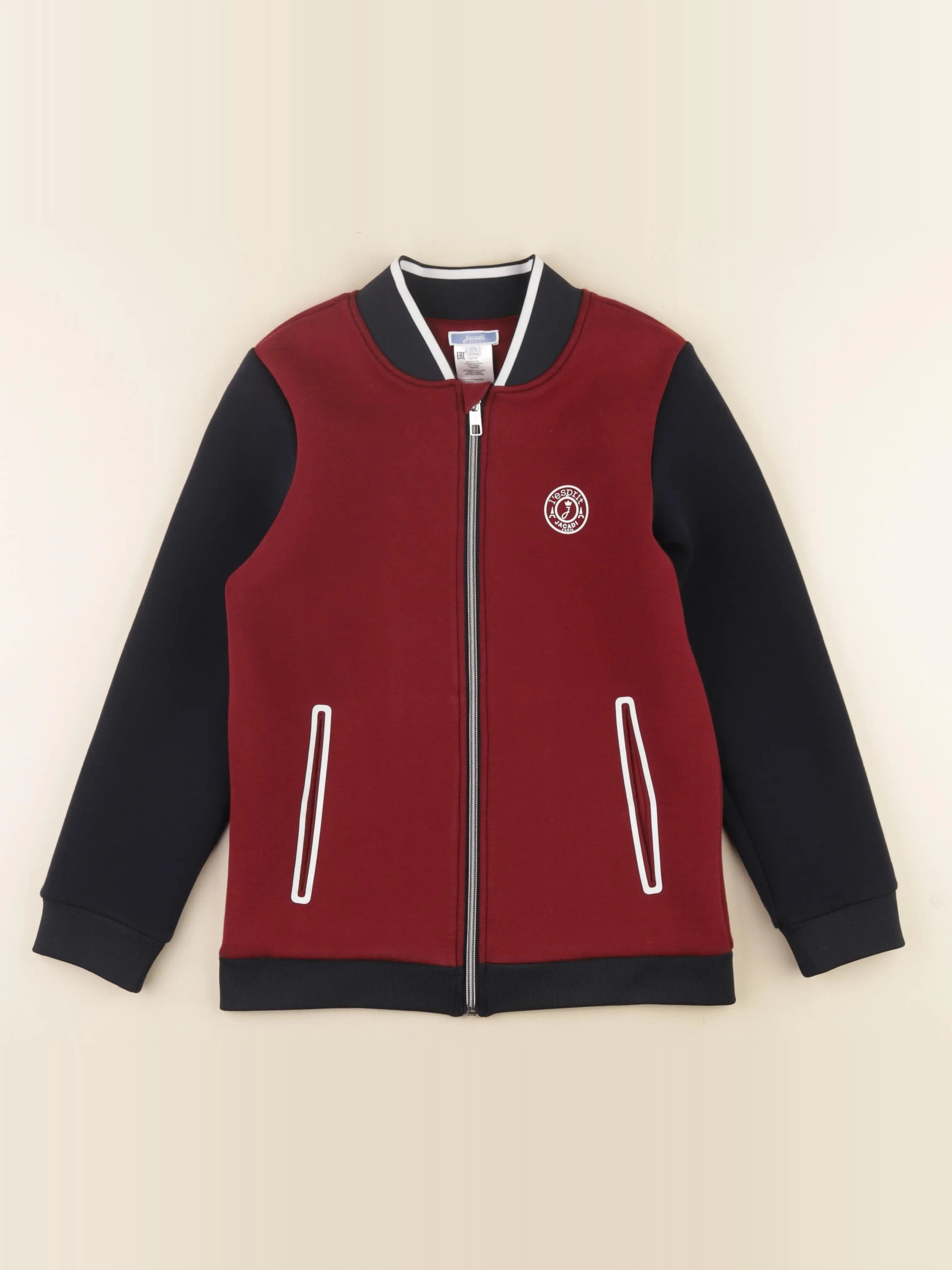 Jacadi - sweat rouge - 12 ans