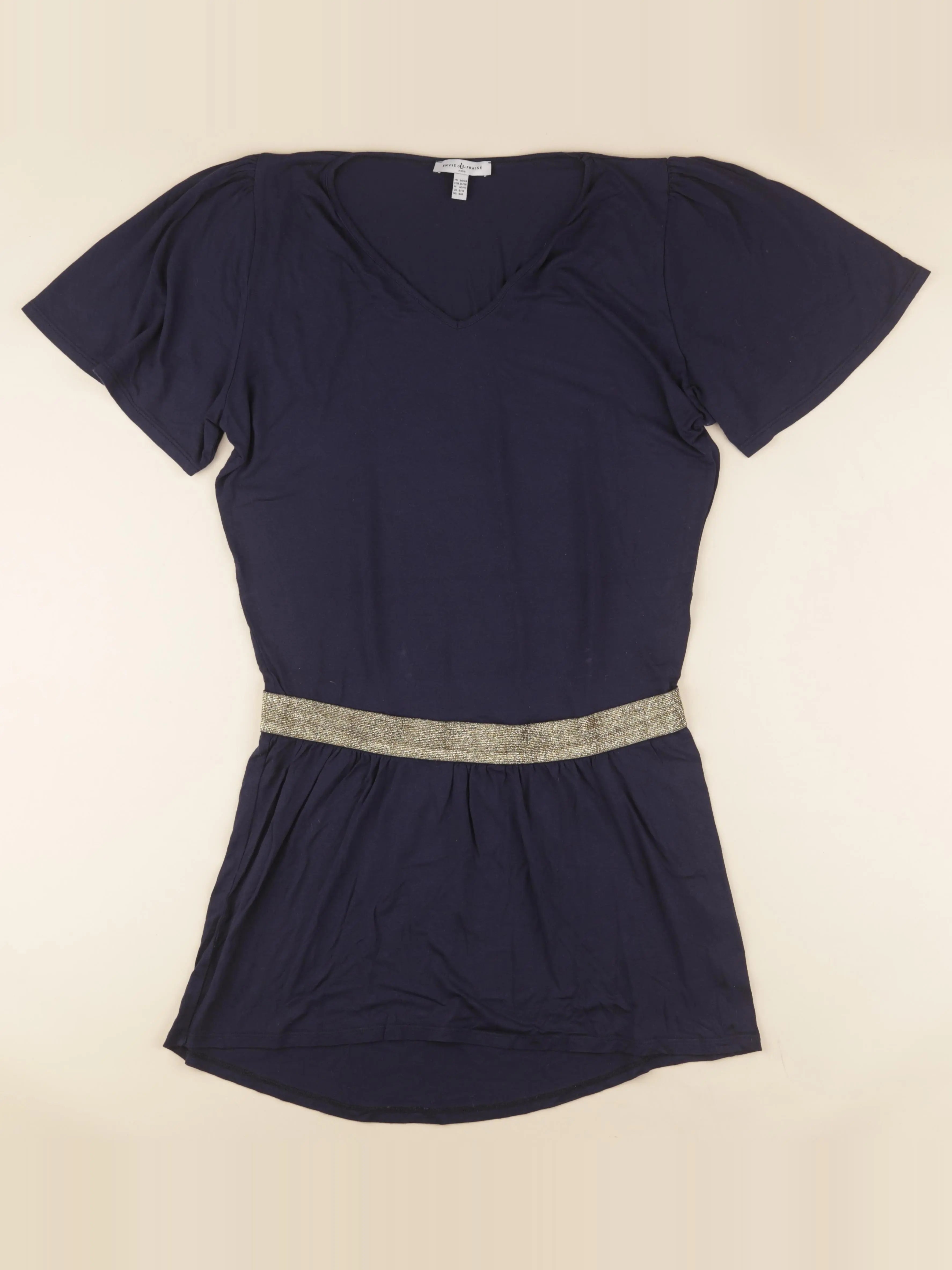 Envie de fraise - robe grossesse bleu - 36 à 38