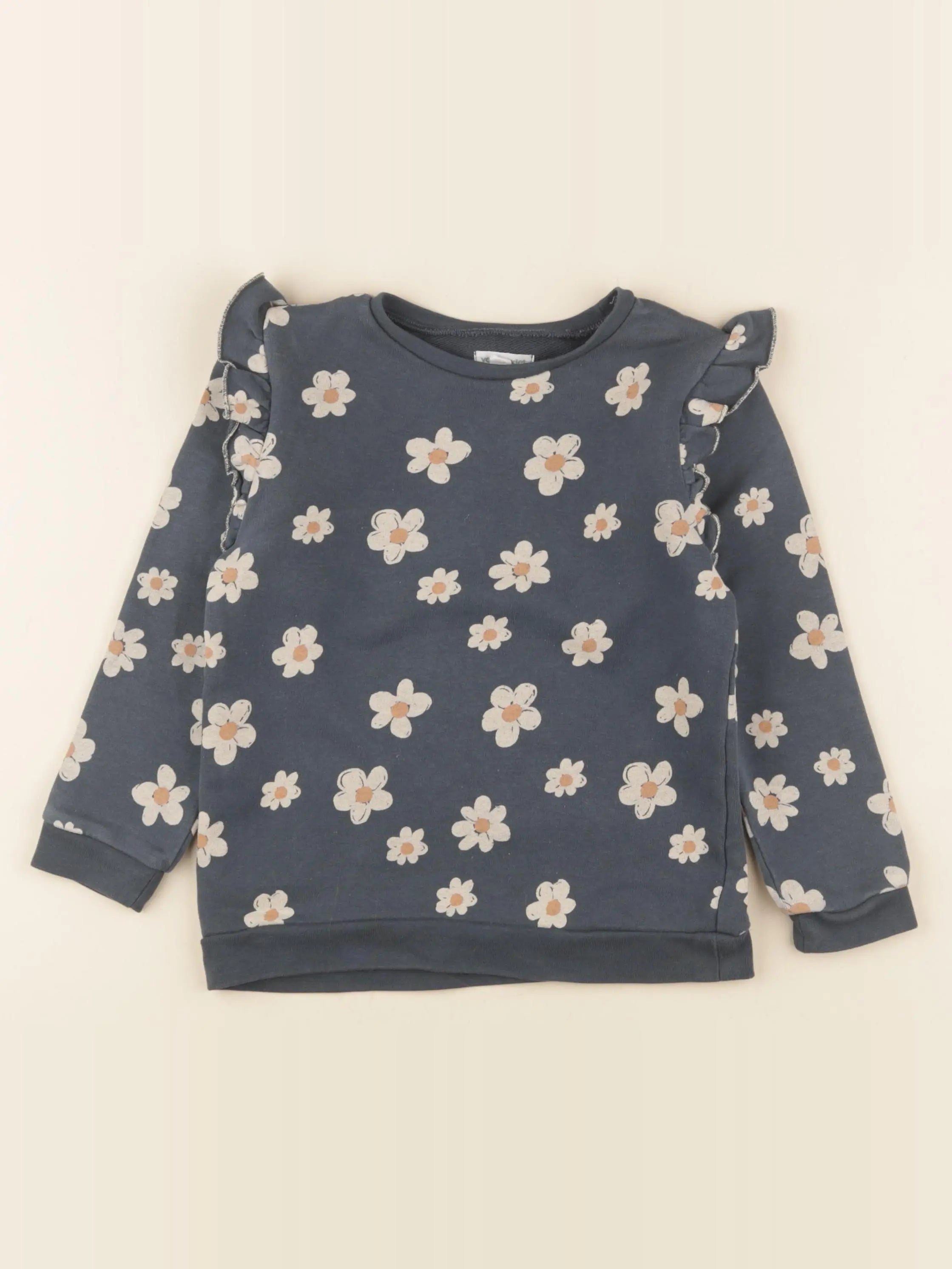 Vertbaudet - sweat bleu - 5 ans