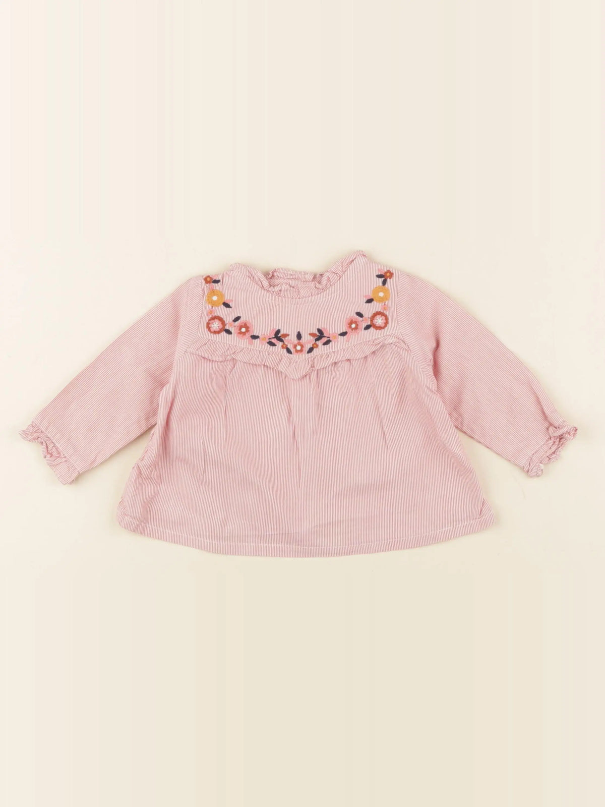Boutchou - blouse rose - 6 mois