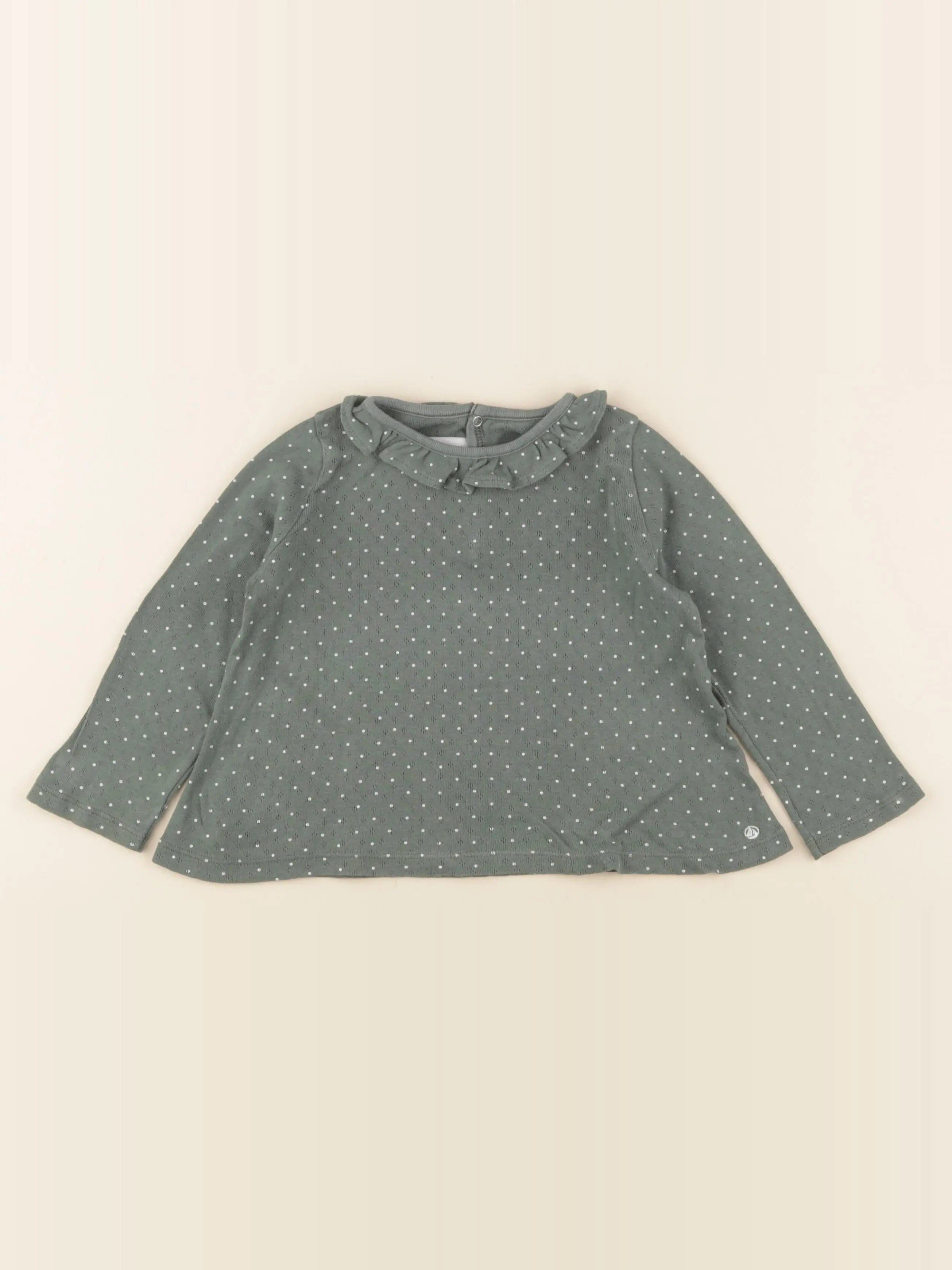 Petit Bateau - tee-shirt vert - 36 mois