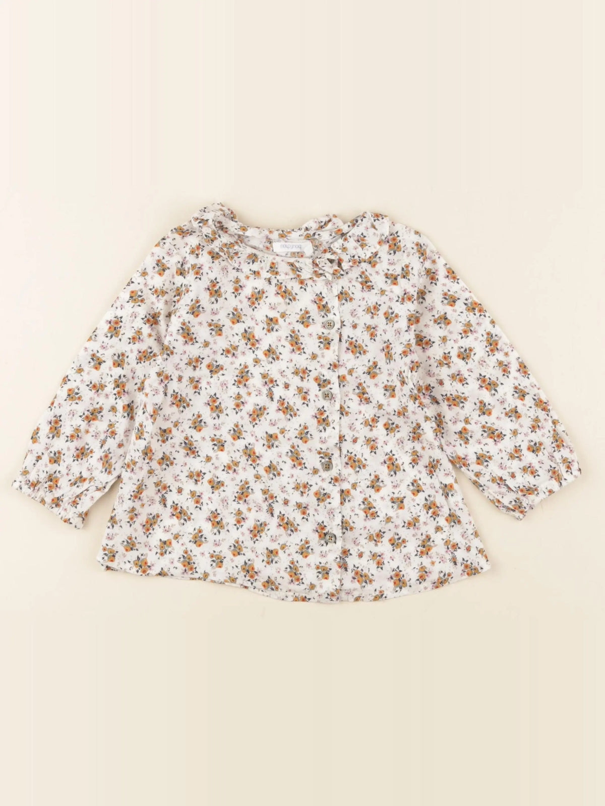 Boutchou - blouse blanc - 18 mois