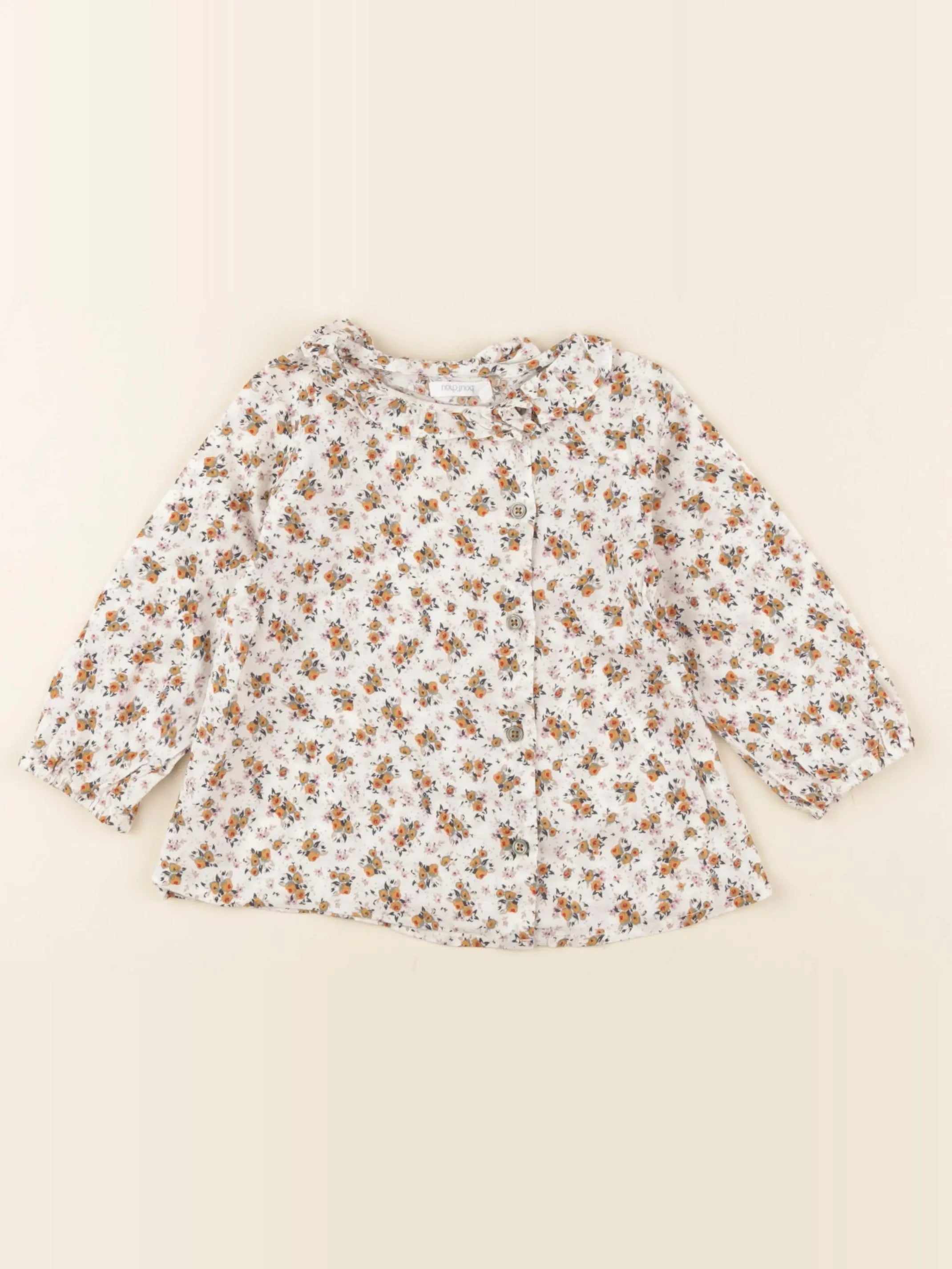 Boutchou - blouse blanc - 18 mois