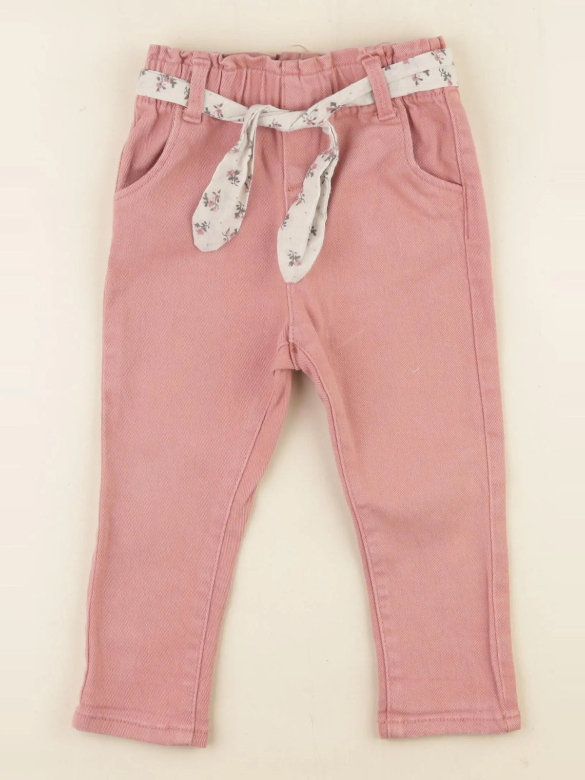 Vertbaudet - jean rose - 18 mois