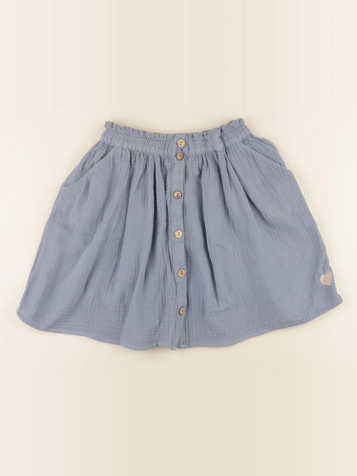 Vertbaudet - jupe bleu - 9 ans