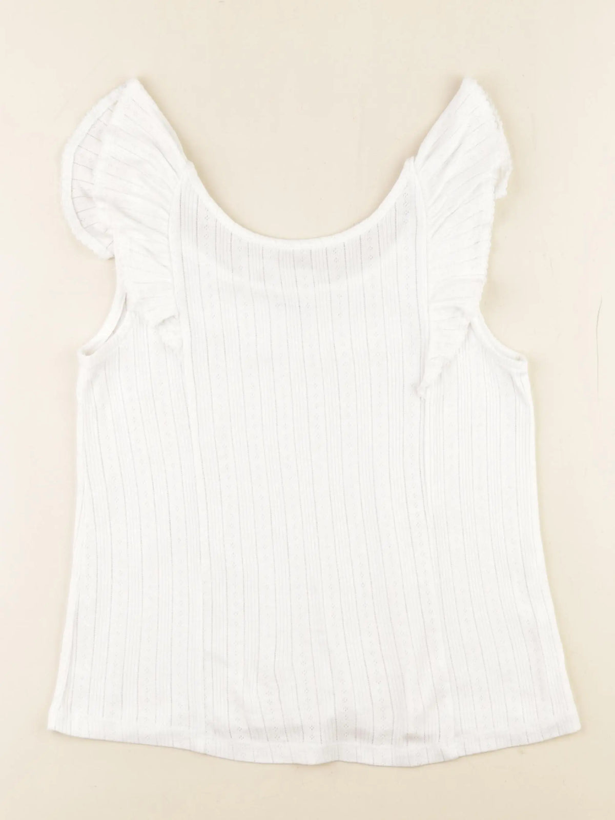 Vertbaudet - débardeur blanc - 10 ans