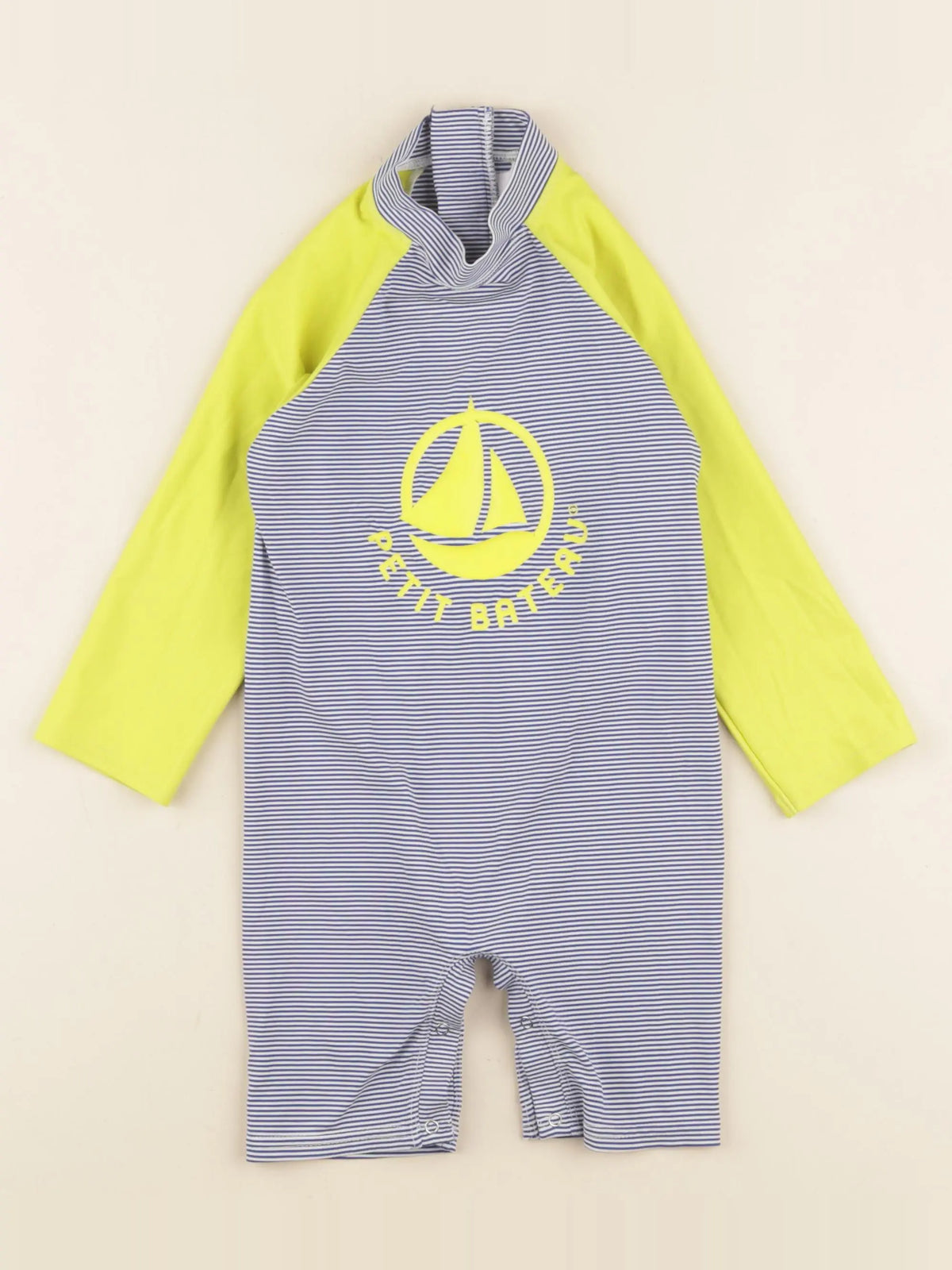 Petit Bateau - combi de bain bleu - 36 mois