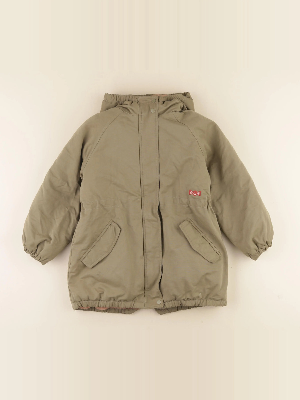 Vertbaudet - parka vert - 9 ans