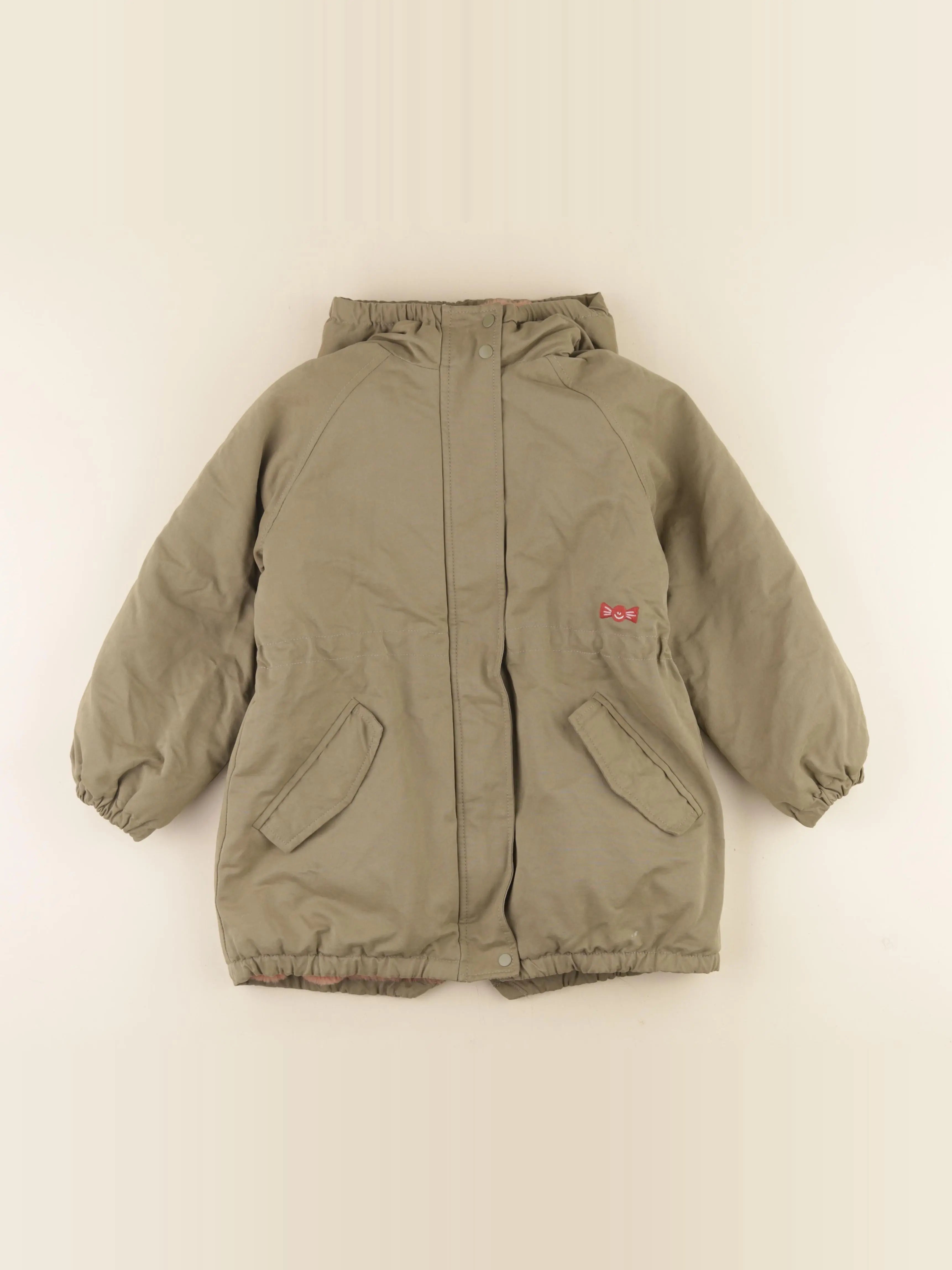 Vertbaudet - parka vert - 9 ans
