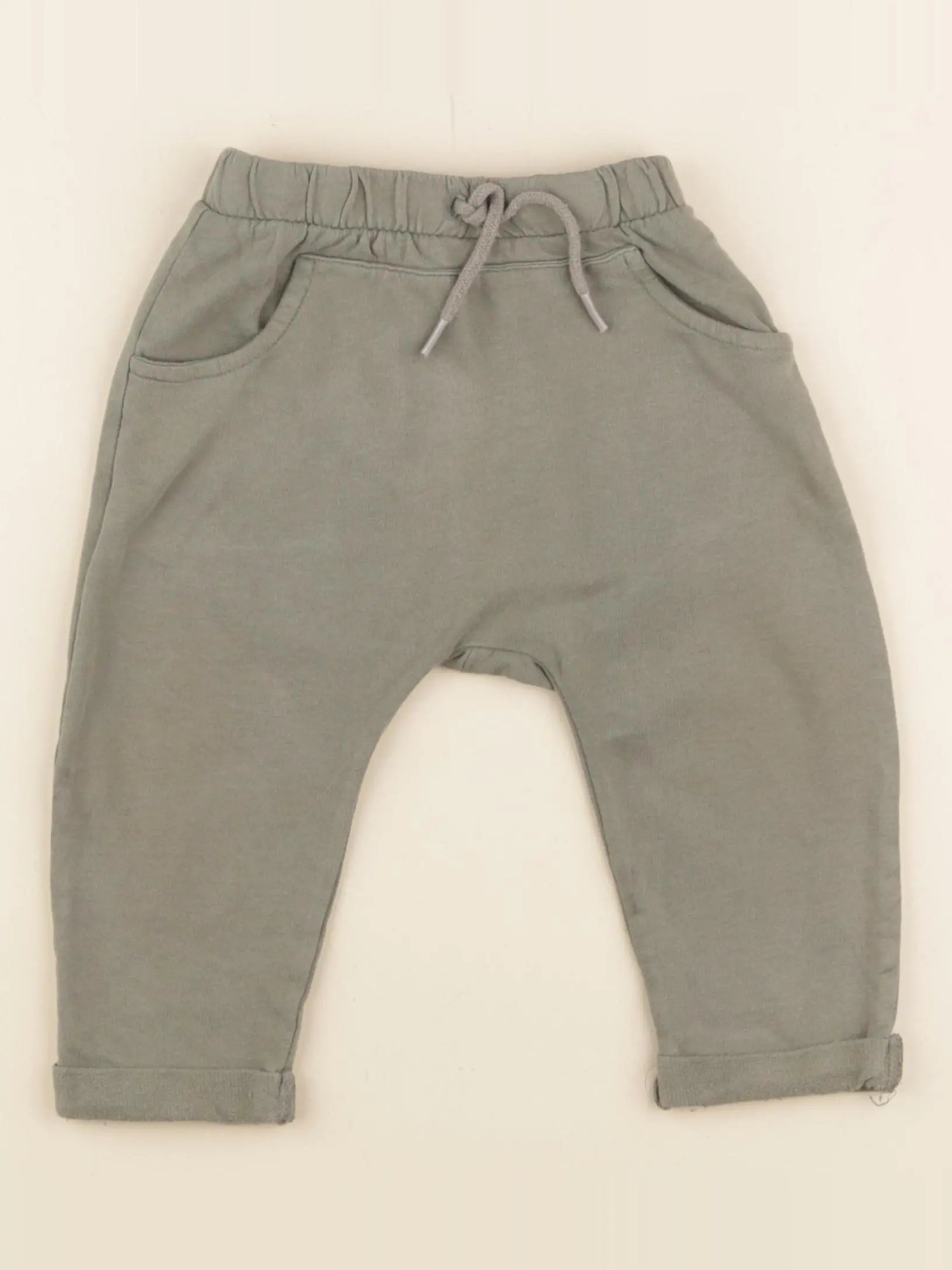 Vertbaudet - sarouel vert - 18 mois